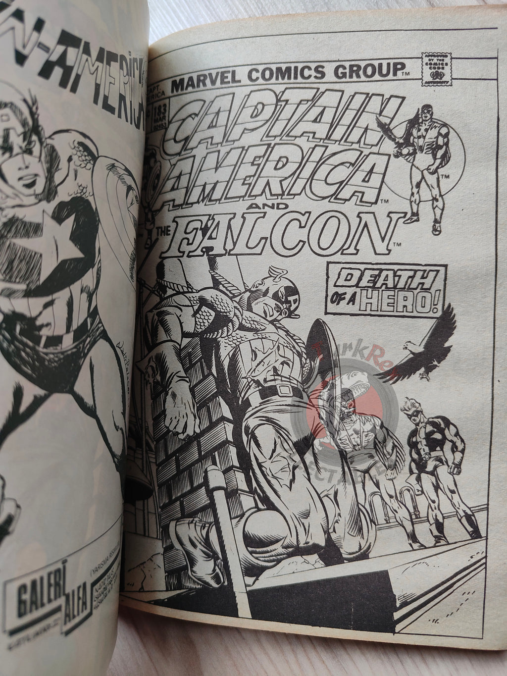 Captain America – Volume 4 1989 Turkish Comic Turkey Falcon
