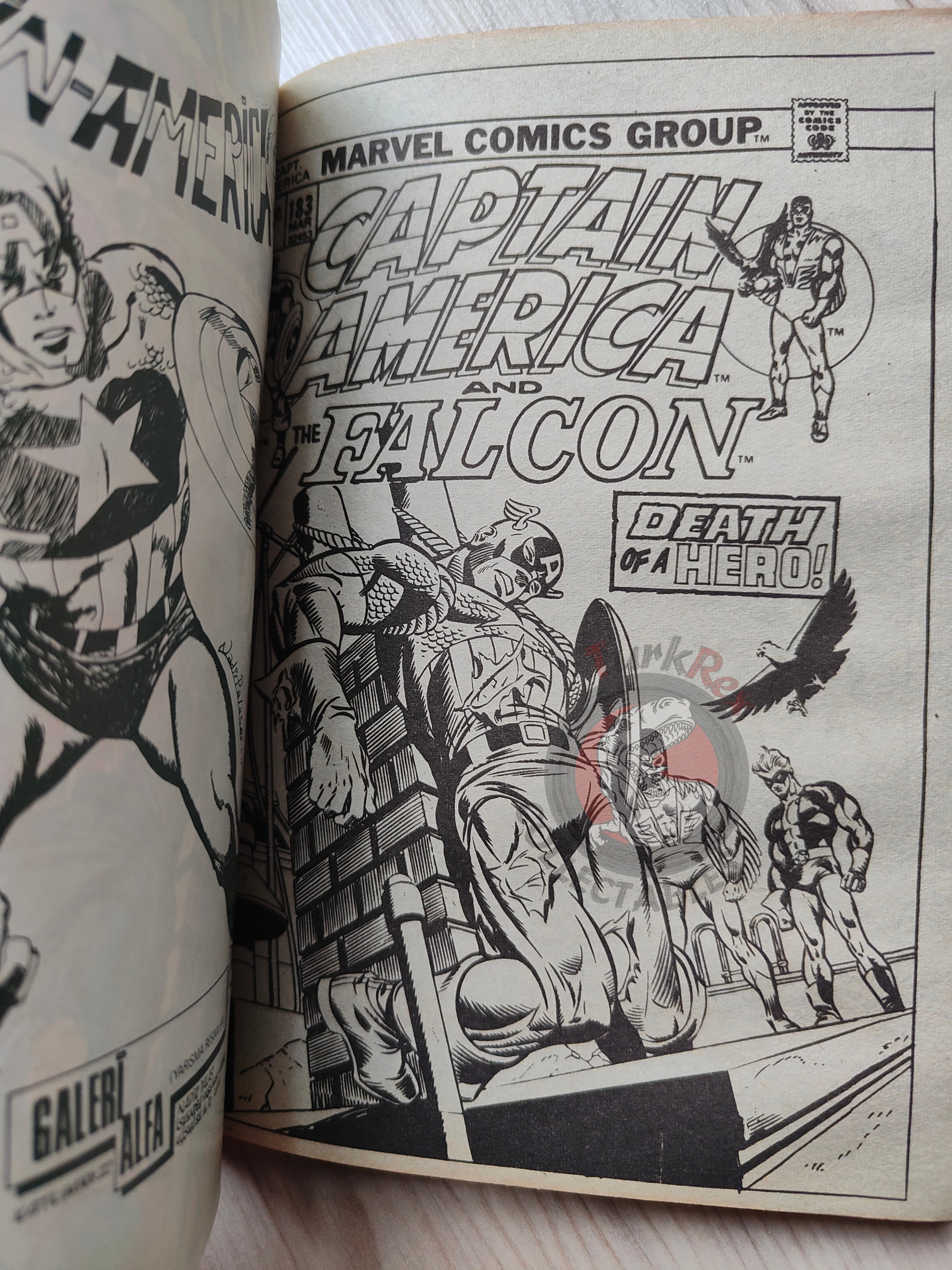 Captain America – Volume 4 1989 Turkish Comic Turkey Falcon