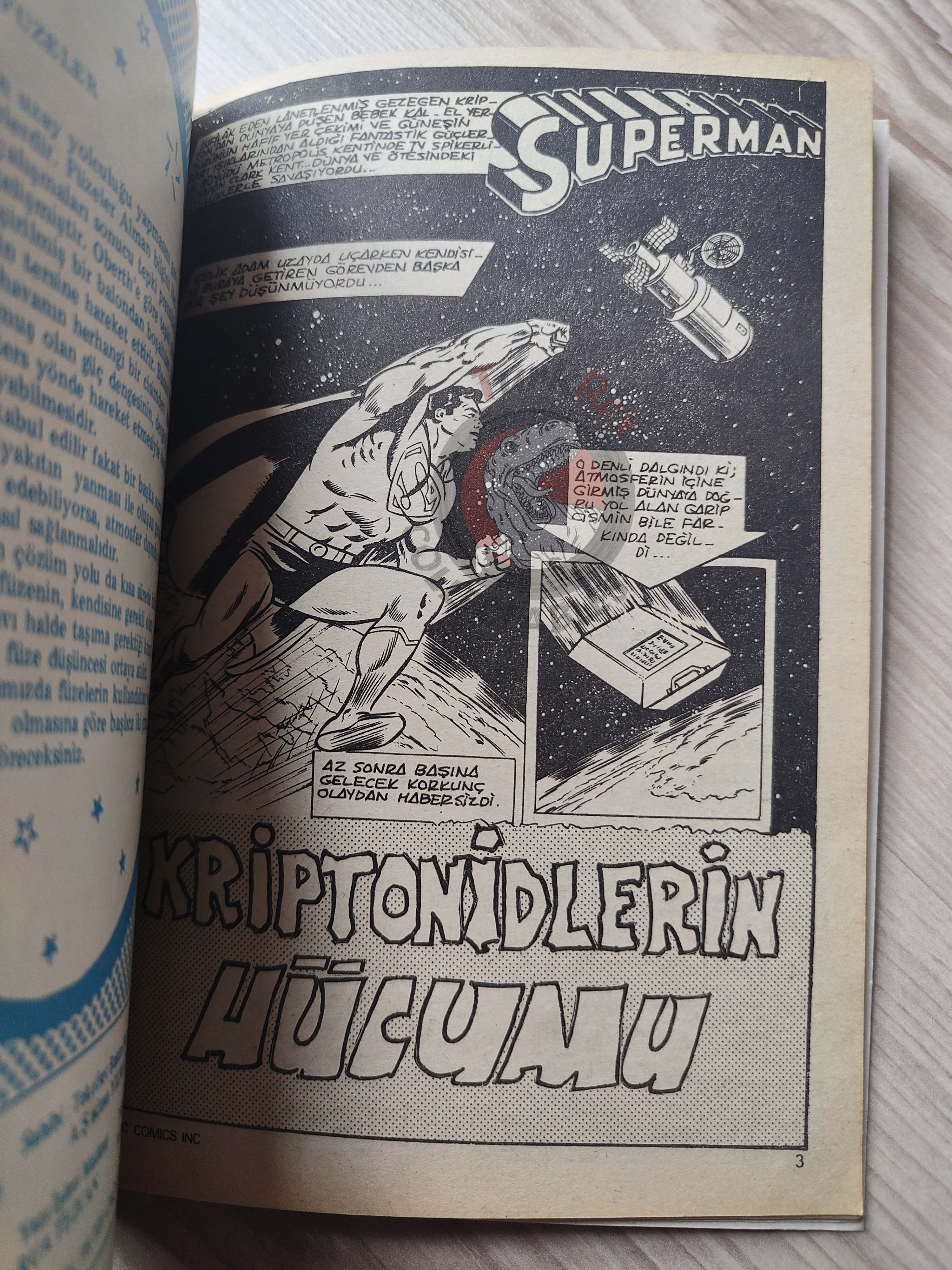 Superman Vol #2 1980s Turkish Comic Turkey #331 #326 #327 #328 Superboy #244 #232