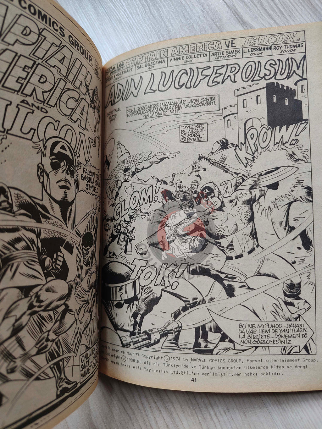 Captain America – Volume 3 1989 Turkish Comic Turkey Thor