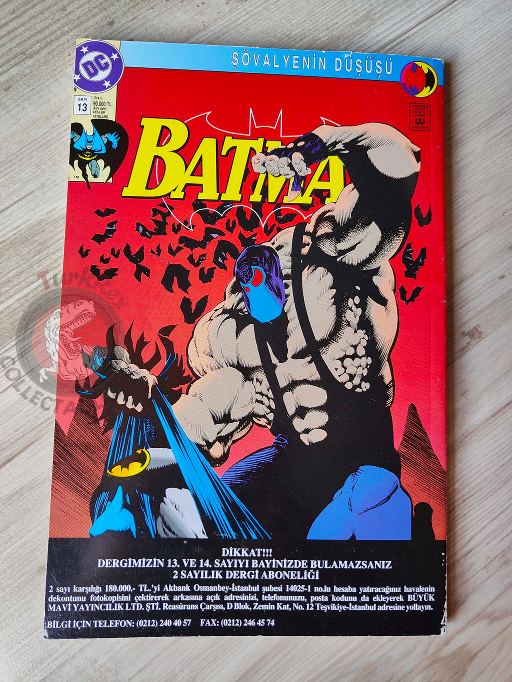 Batman: Knightfall Volume 1 1995 Turkish Comic Turkey  #491 #492 #493 #659