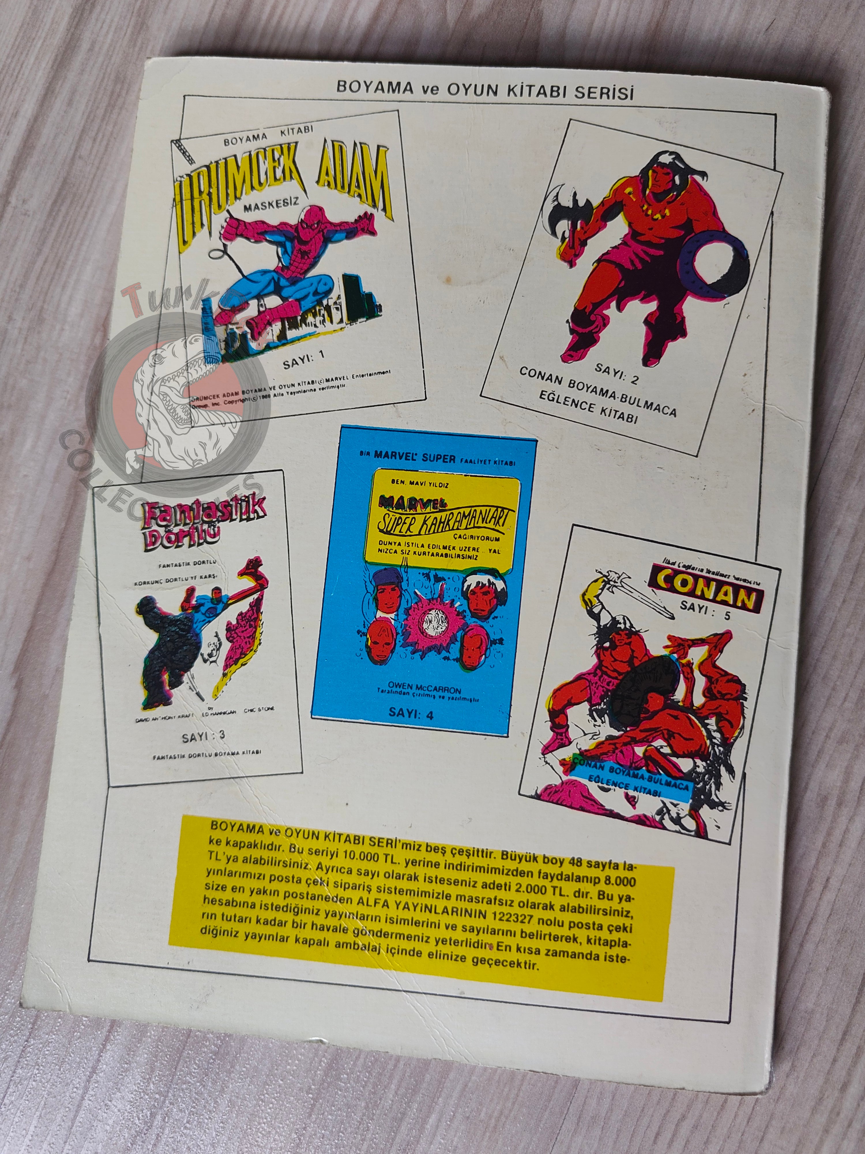 Iron Man #6 Demir Adam 1989 Turkish Comic Turkey #89 #90 #91 #92