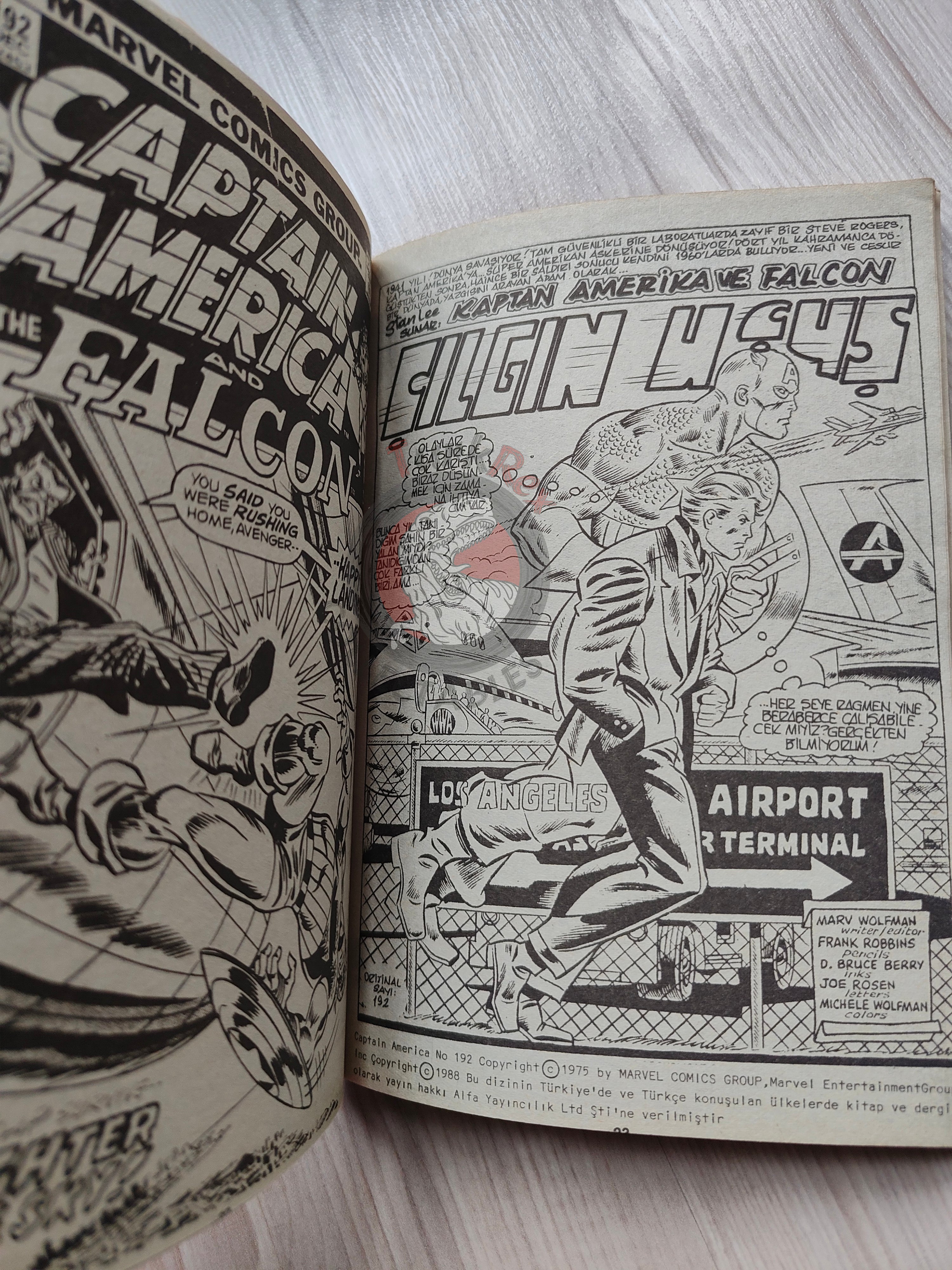 Captain America – Volume 5 1989 Turkish Comic Turkey