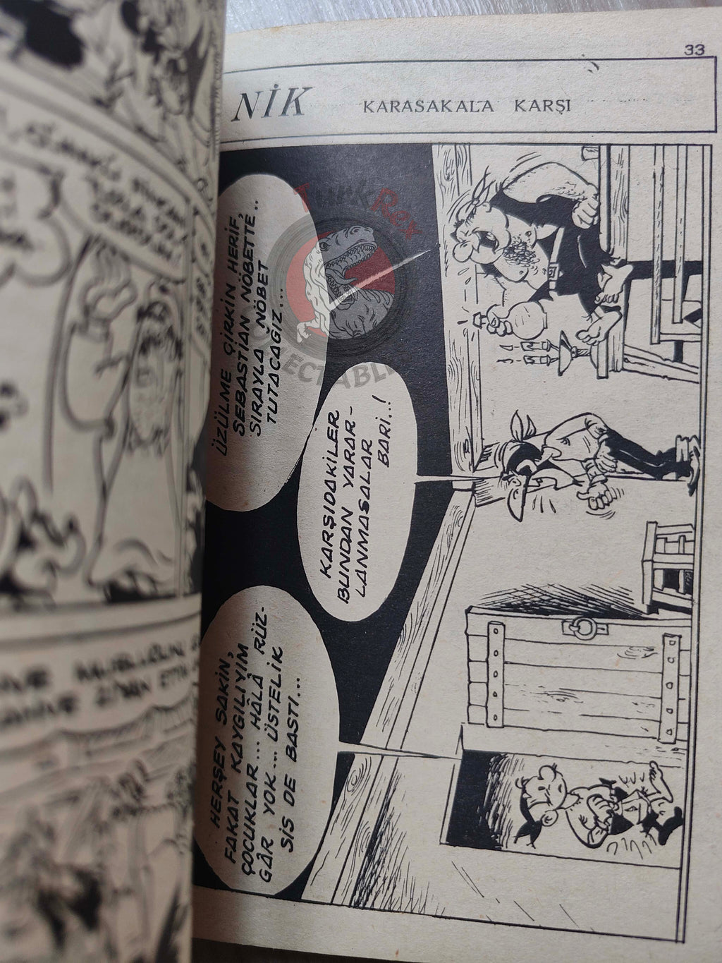 Lucky Luke #17 Contre Pat Poker 1973 Turkish Comic Turkey Le Vieux Nick