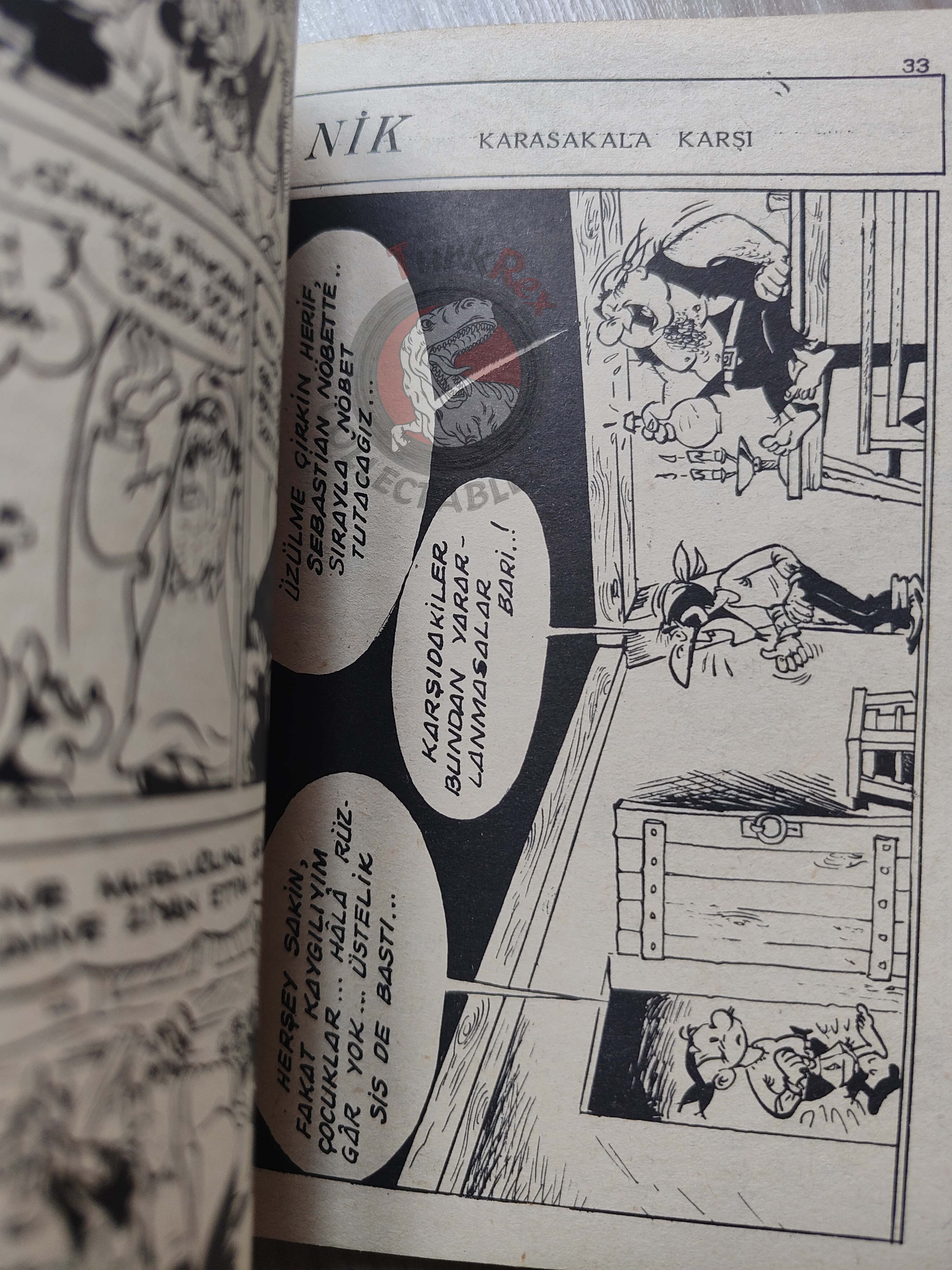 Lucky Luke #17 Contre Pat Poker 1973 Turkish Comic Turkey Le Vieux Nick