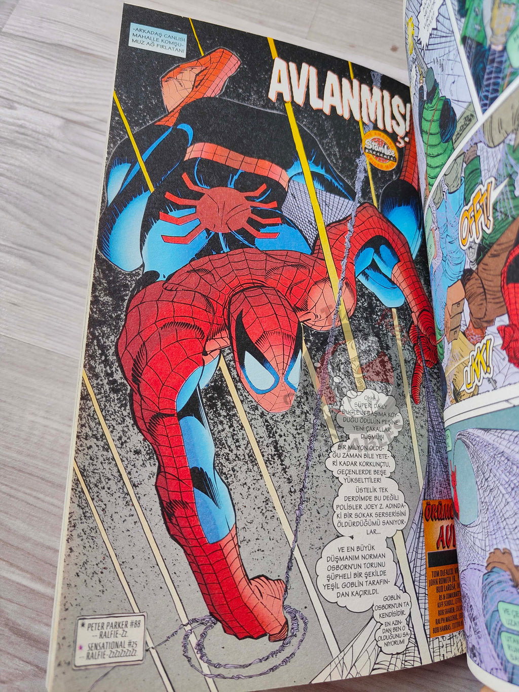 Spider-Man #8 1999 Turkish Comic Turkey Peter Parker #85 #86 #87 #88 #89 Amazing #432