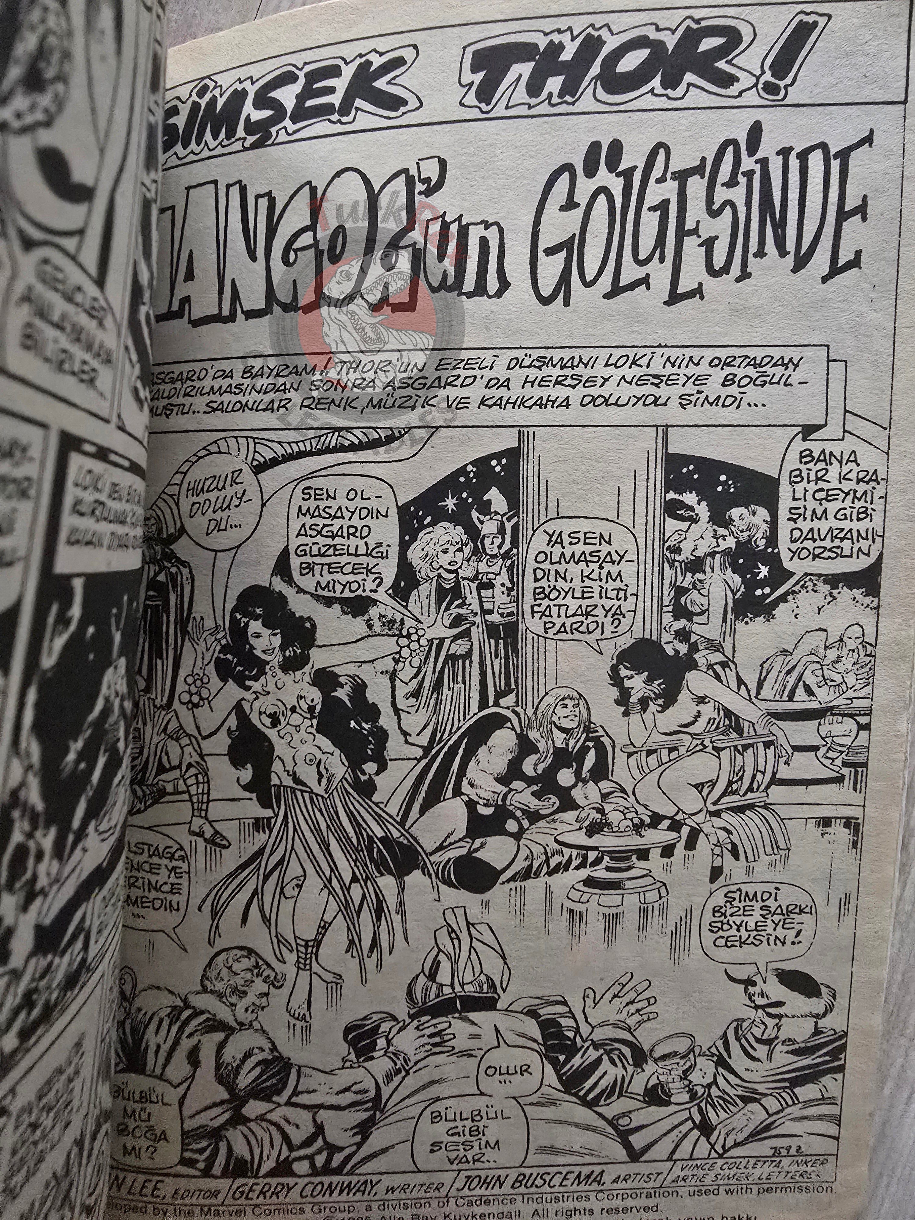 Thor Vol #2 1987 Turkish Comic Turkey The Mighty Thor #188–196 cover #180