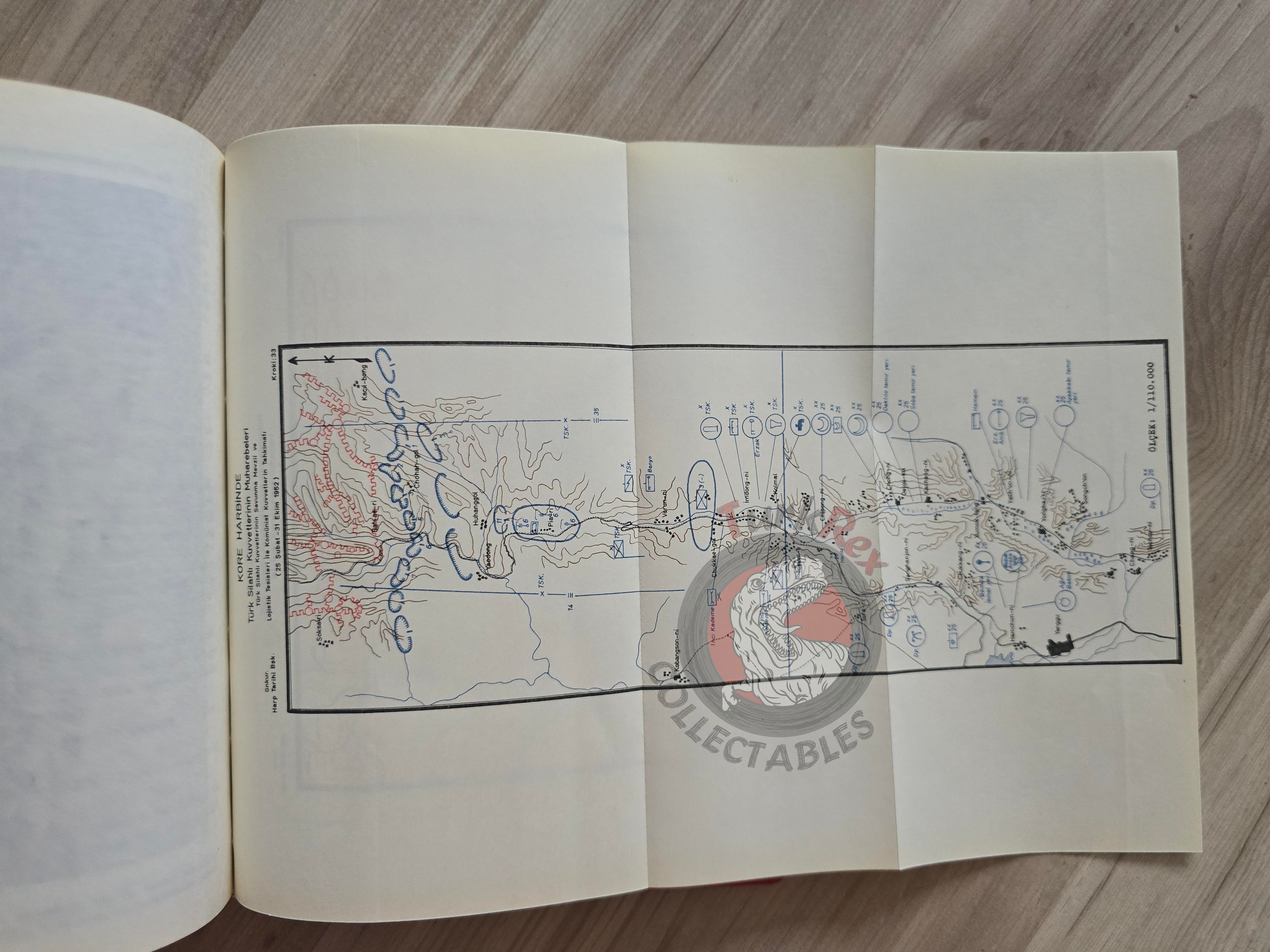 Turkish Armed Forces Operations in the Korean War 1950–1953 Turkey Book 1975 with Maps