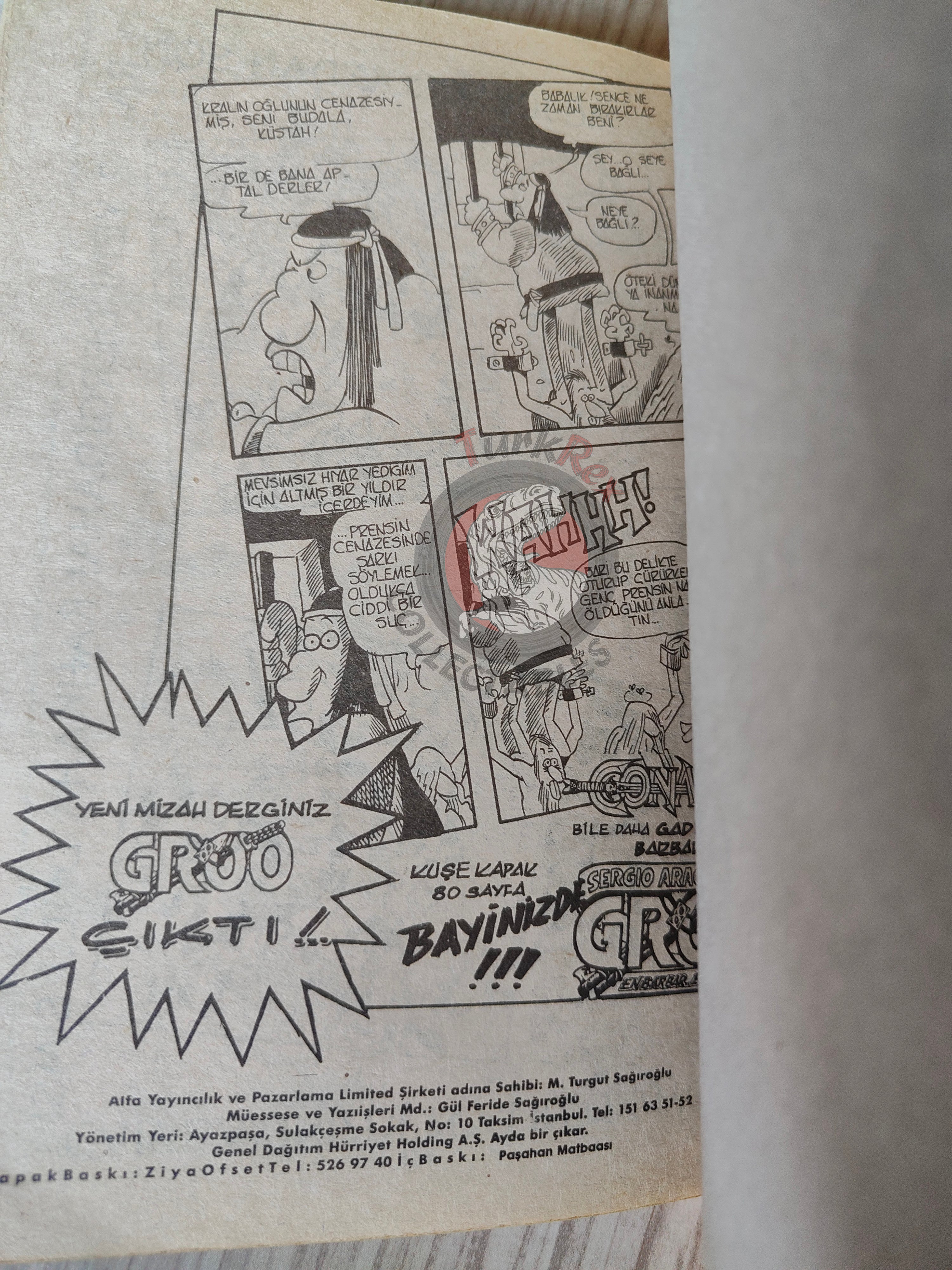 Tintin – King Ottokar’s Sceptre mid 1980s Turkish Edition Comic Turkey 2