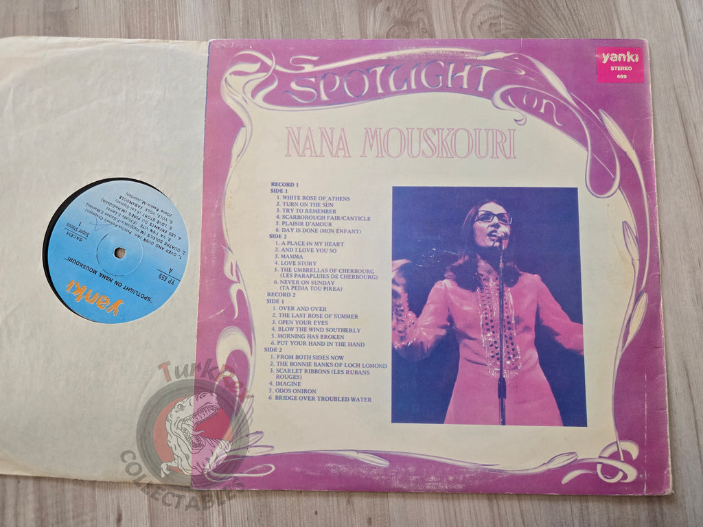 Nana Mouskouri – Spotlight On Nana Mouskouri Turkish Pressing Vinyl Turkey Edition