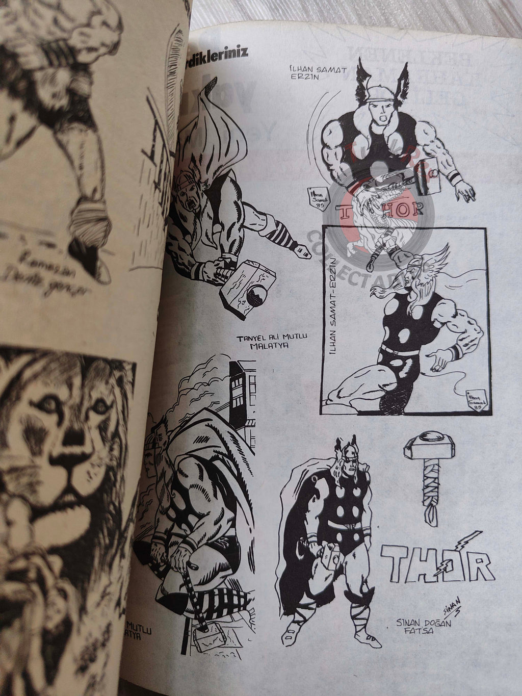 Thor #3 1985 Turkish Comic Turkey The Mighty Thor #188–192