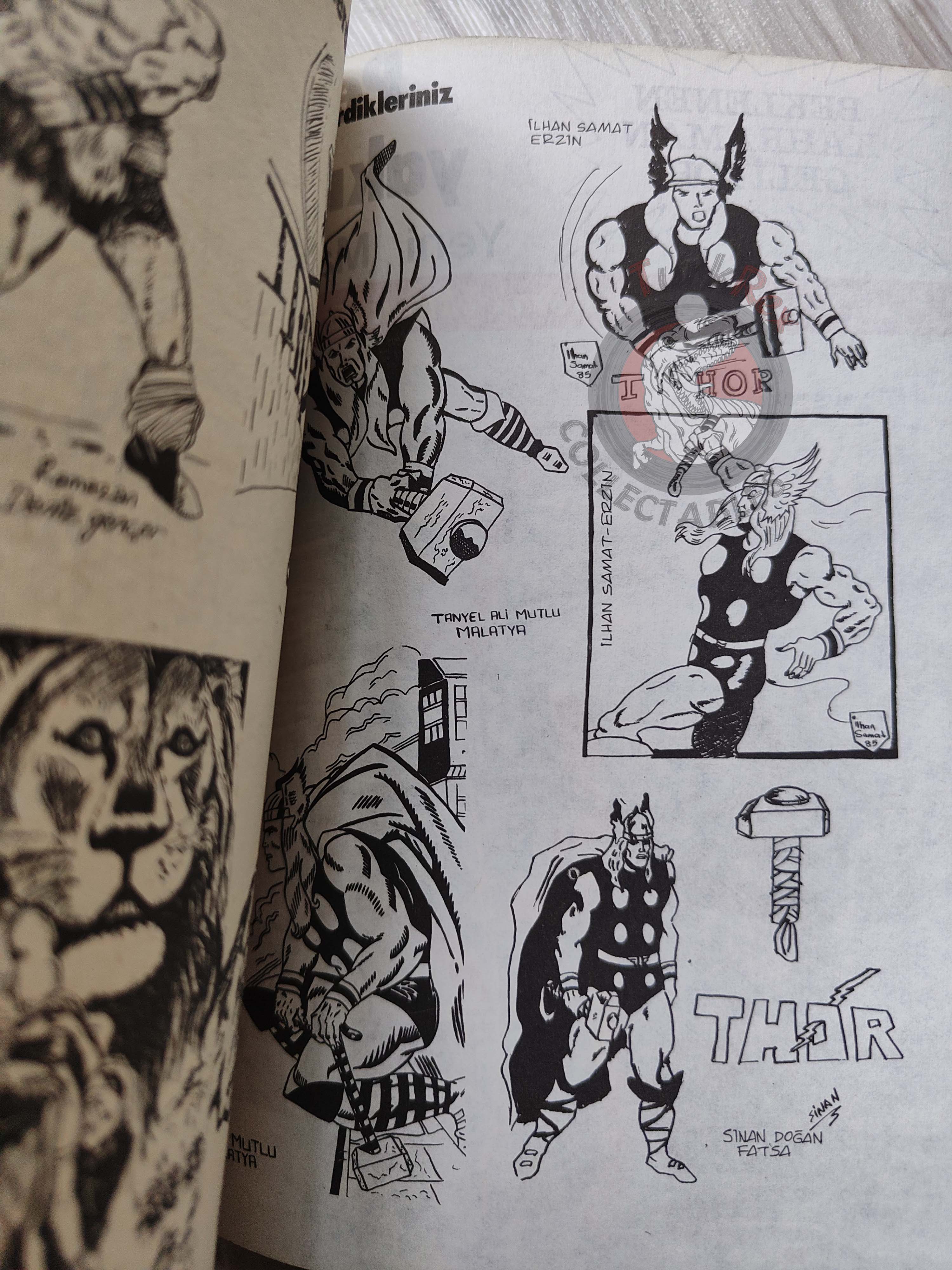 Thor #3 1985 Turkish Comic Turkey The Mighty Thor #188–192