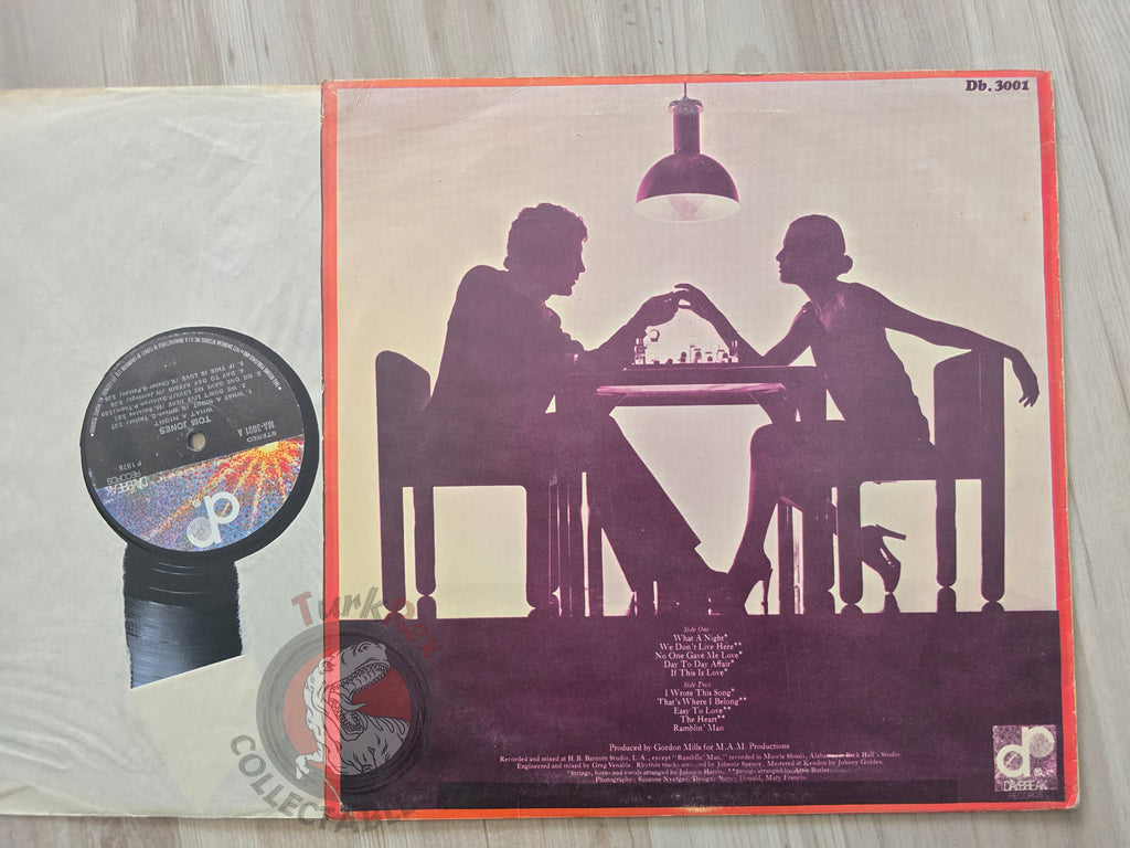Tom Jones – What A Night Turkish Pressing Vinyl Turkey Edition