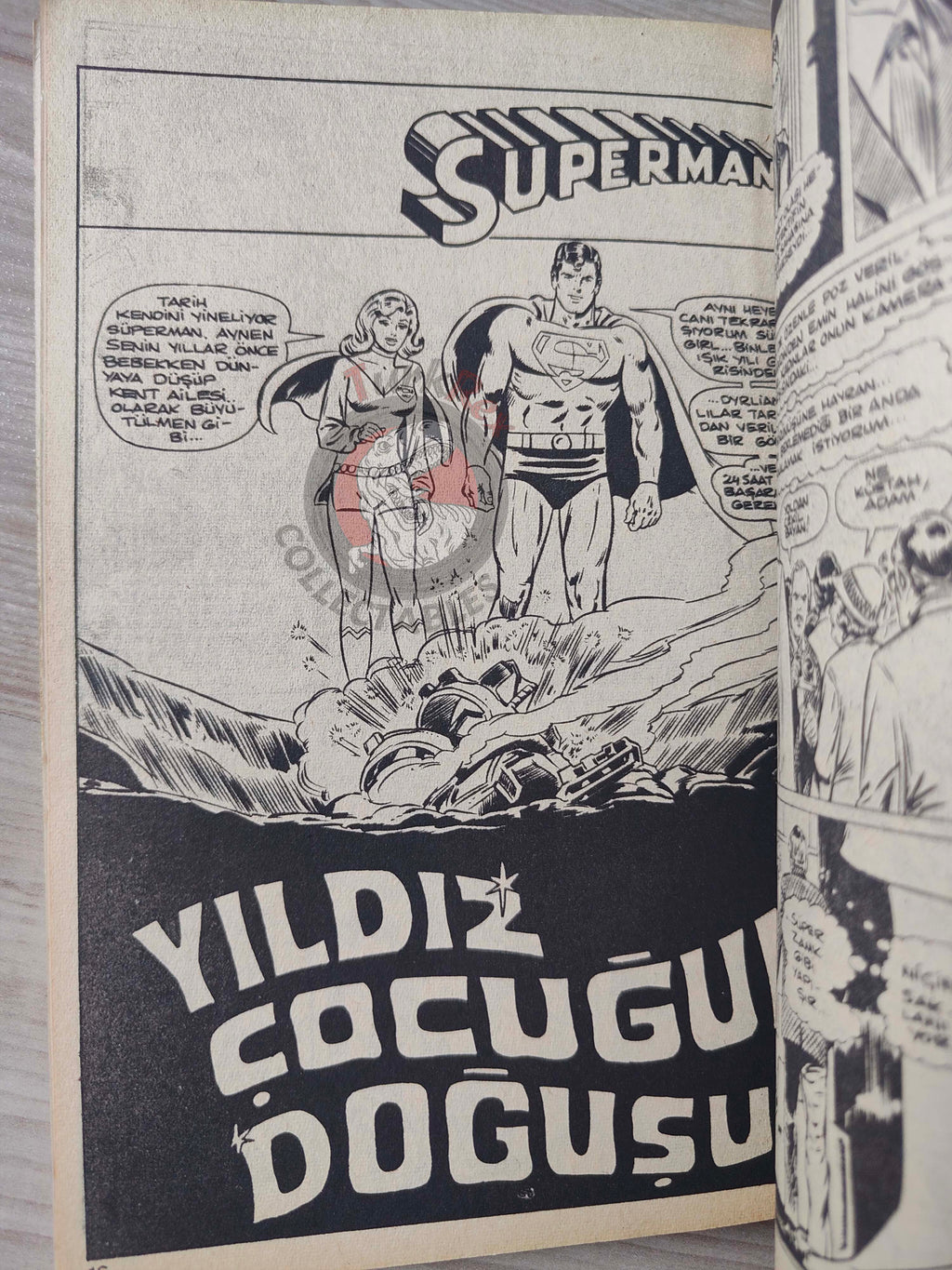 Superman Vol #10 1980s Turkish Comic Turkey #343 Action Comics #480 #481 #482 #483 #502