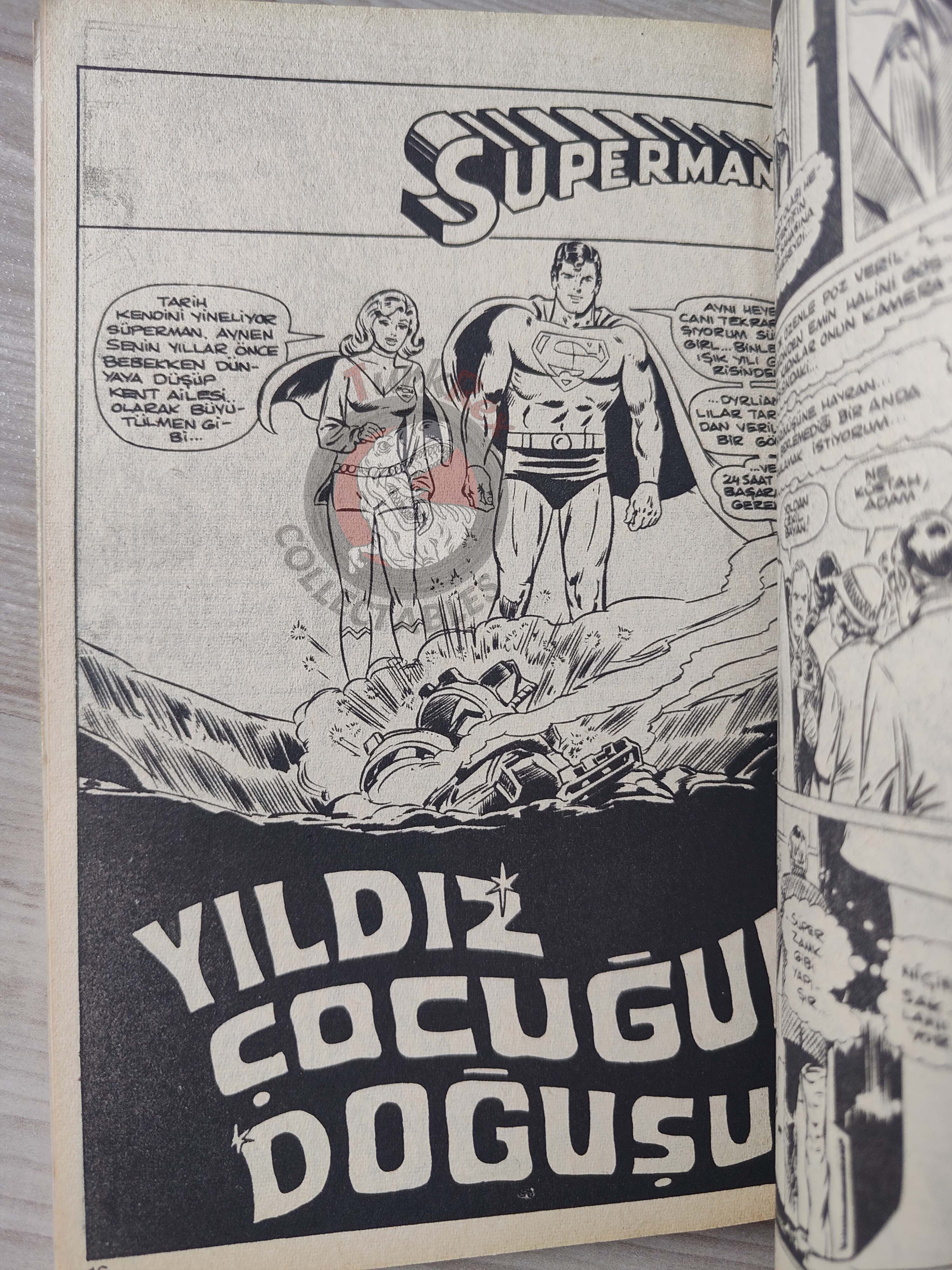Superman Vol #10 1980s Turkish Comic Turkey #343 Action Comics #480 #481 #482 #483 #502