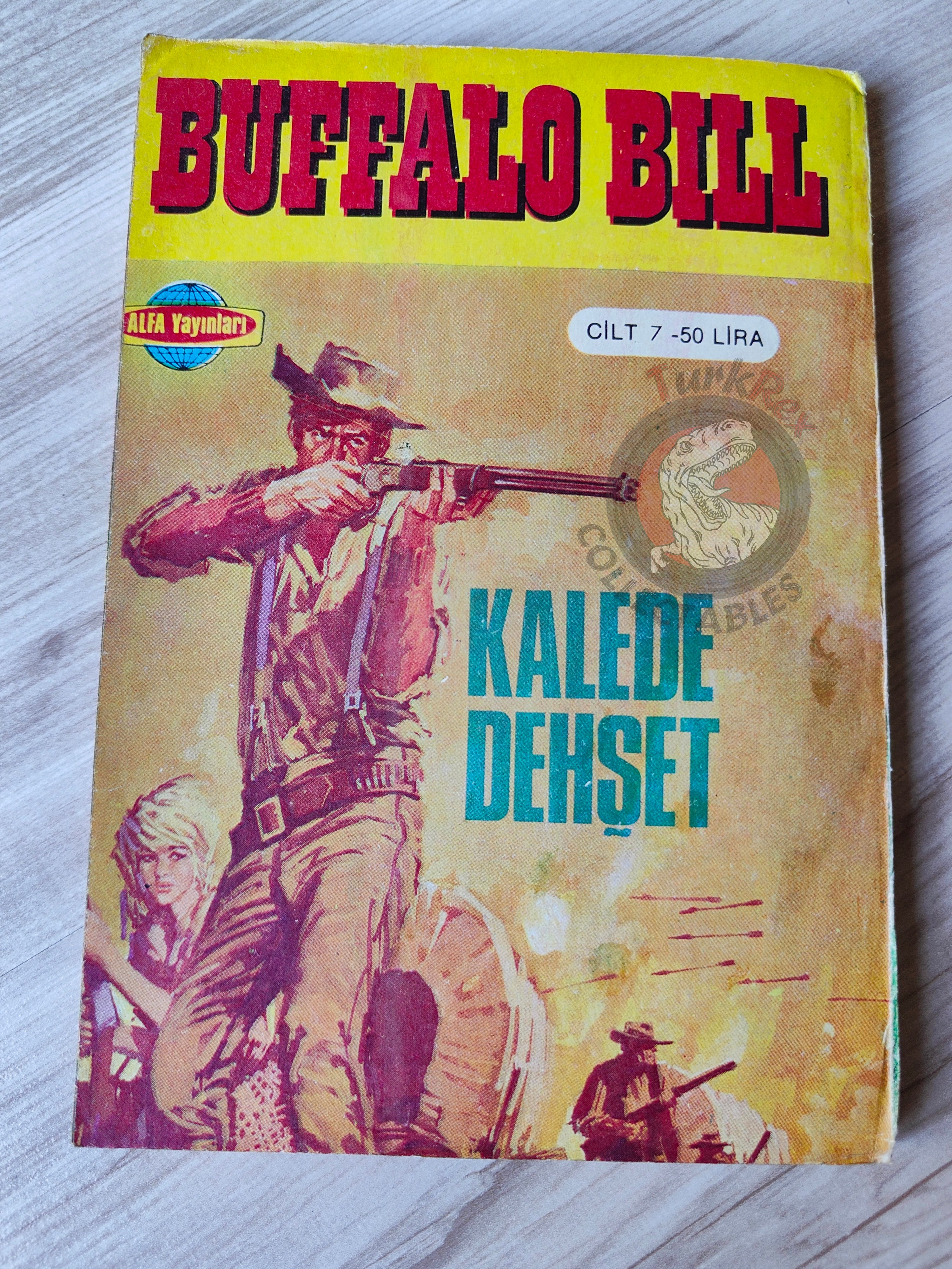 Buffalo Bill  –  Volume  #7 1981 Turkish Comic Turkey Marshal, le shérif de Dodge City