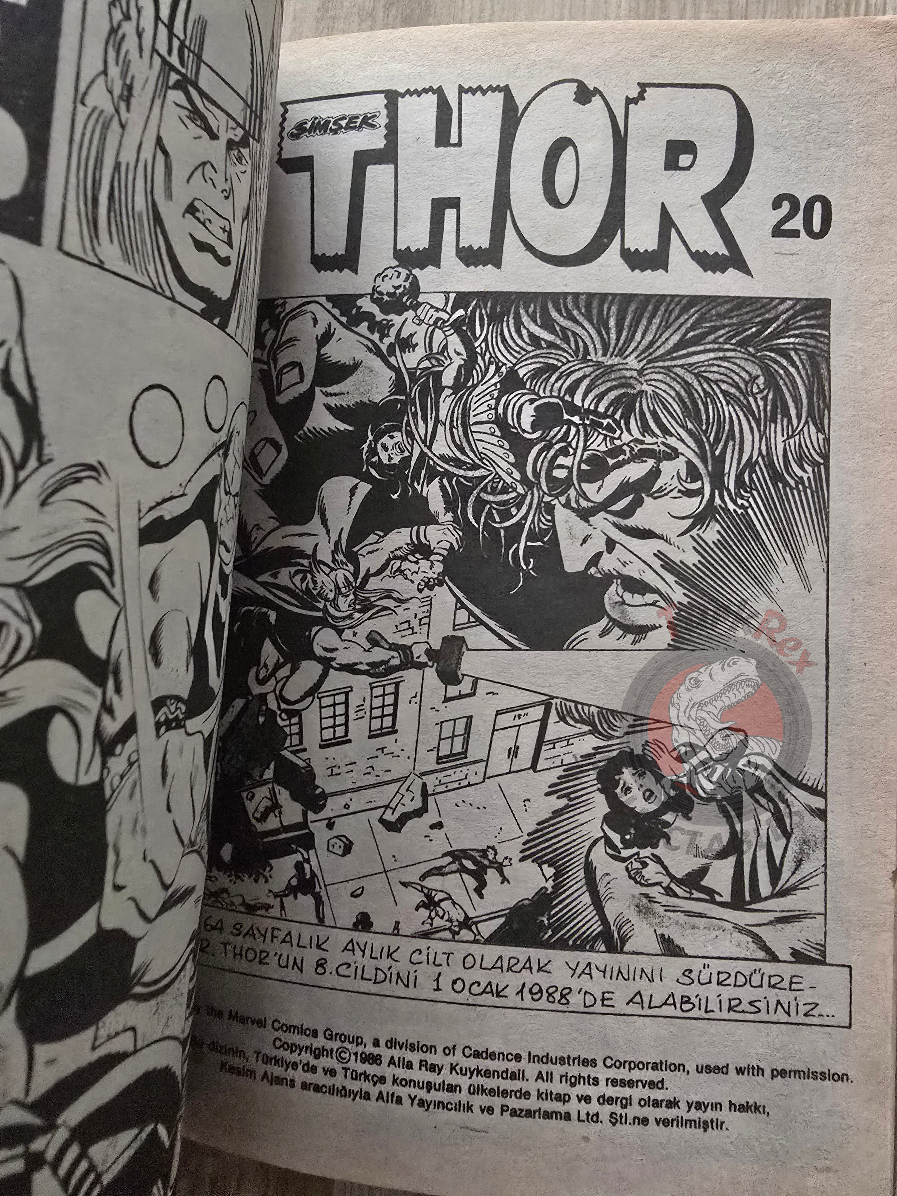 Thor Vol #7 1987 Turkish Comic Turkey The Mighty Thor #205–207 #11 #223 #226 #228 #229