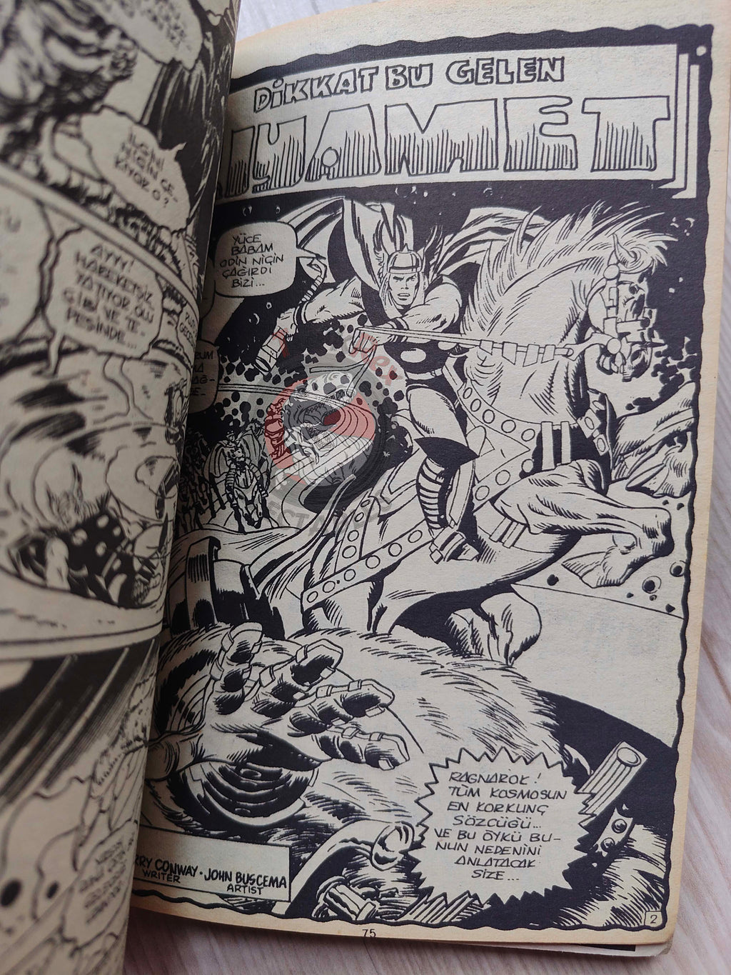 Thor #5 1985 Turkish Comic Turkey The Mighty Thor #197–200 Ragnarok