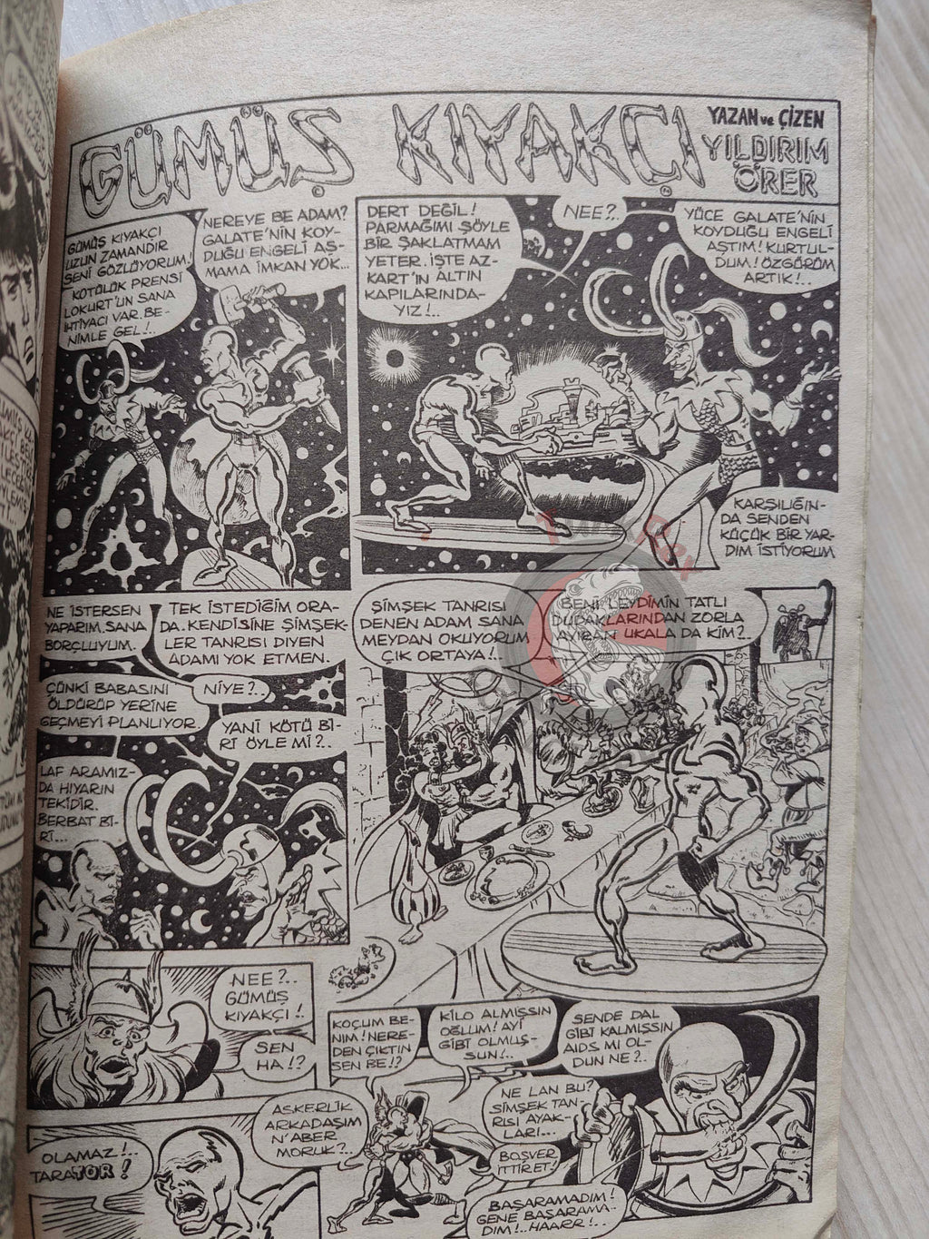 Silver Surfer Vol #5 1989 Turkish Comic Turkey Fantastic Four #155 #156 #157 Hulk #250