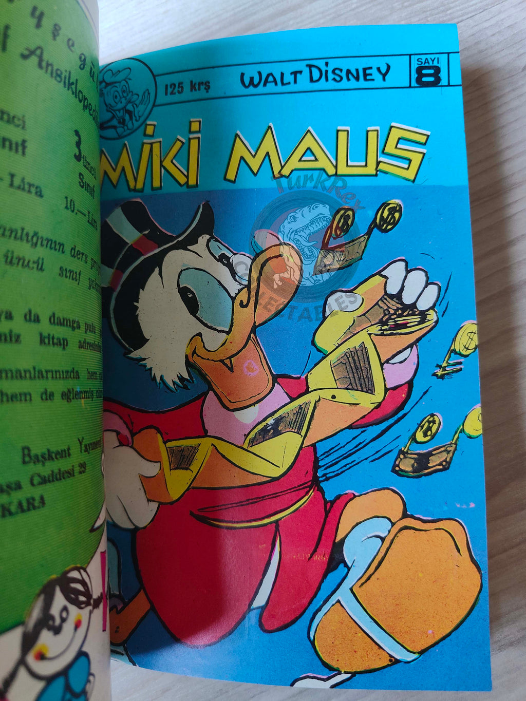 Mickey Mouse Mag Volume #2 1970 Turkish Comic Turkey Walt Disney Donald Duck