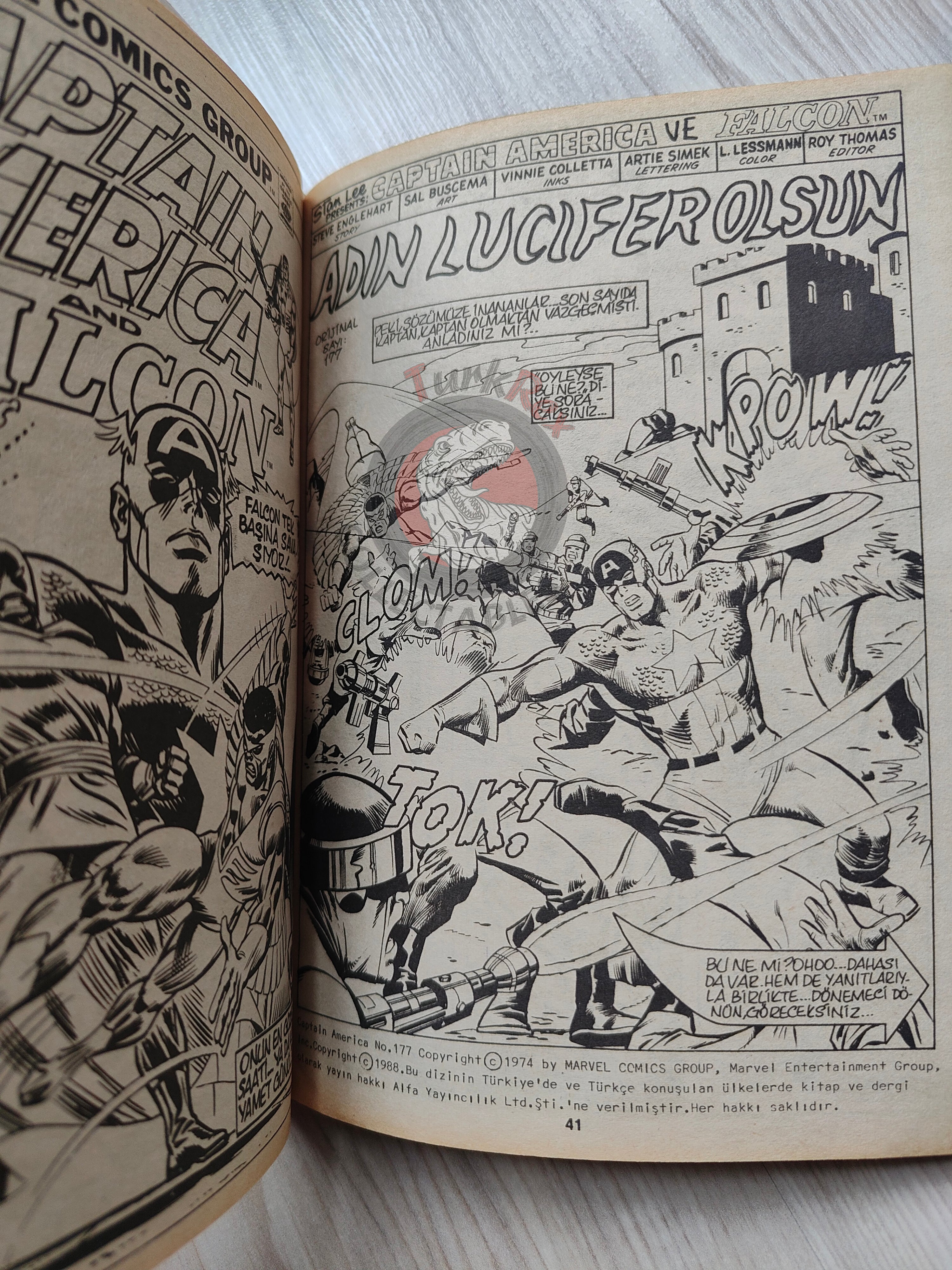 Captain America – Volume 3 1989 Turkish Comic Turkey Thor