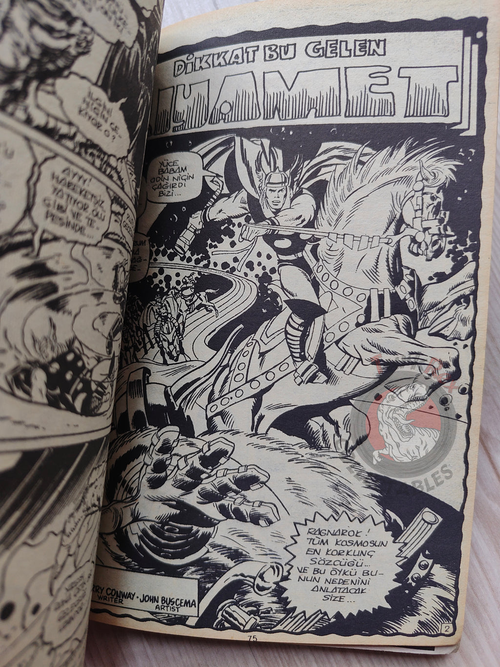 Thor #5 1985 Turkish Comic Turkey The Mighty Thor #197–200 Ragnarok