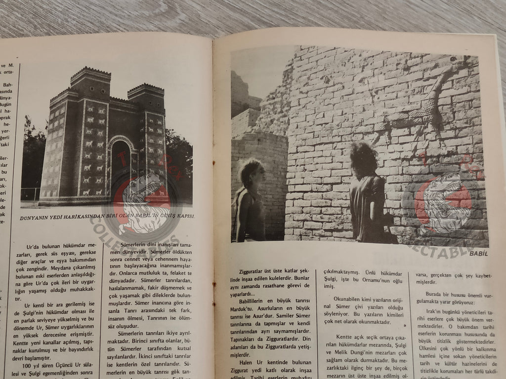 Saddam Hussein - Iraq Today 1981 Official Propaganda Magazine Turkish Turkey Middle East