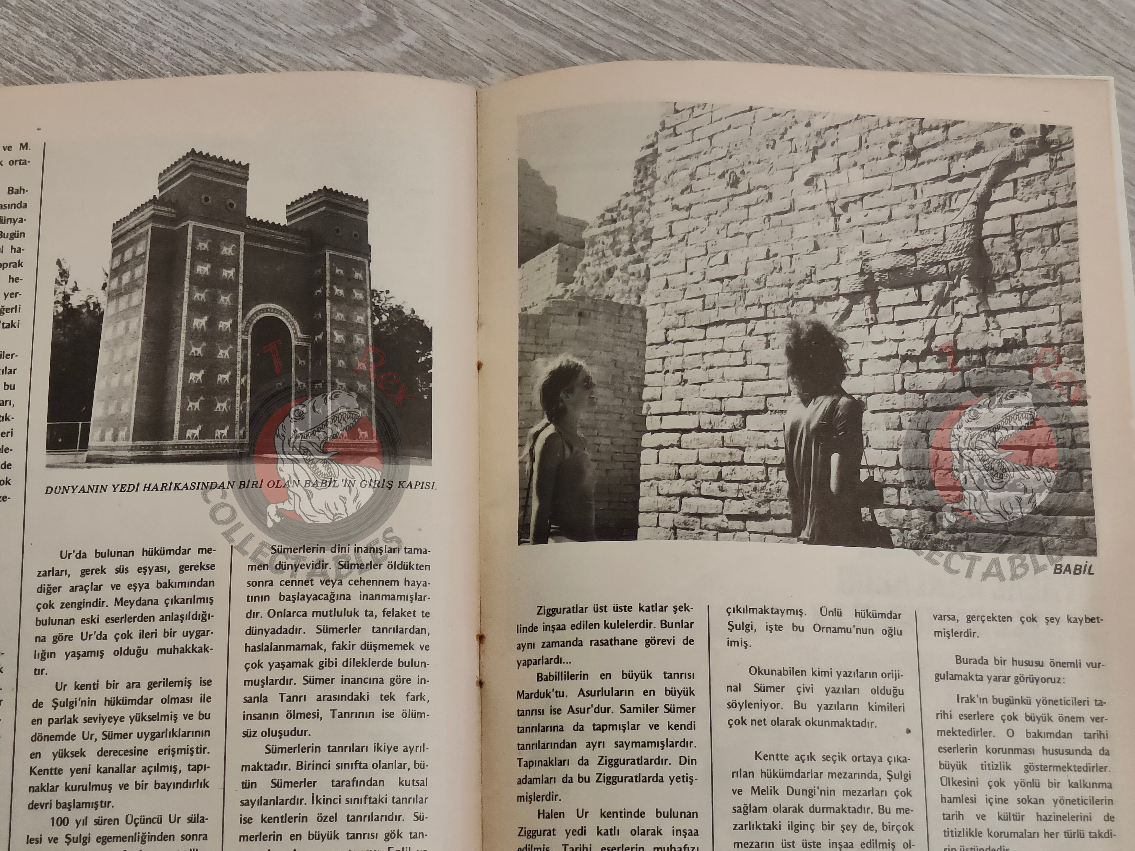 Saddam Hussein - Iraq Today 1981 Official Propaganda Magazine Turkish Turkey Middle East