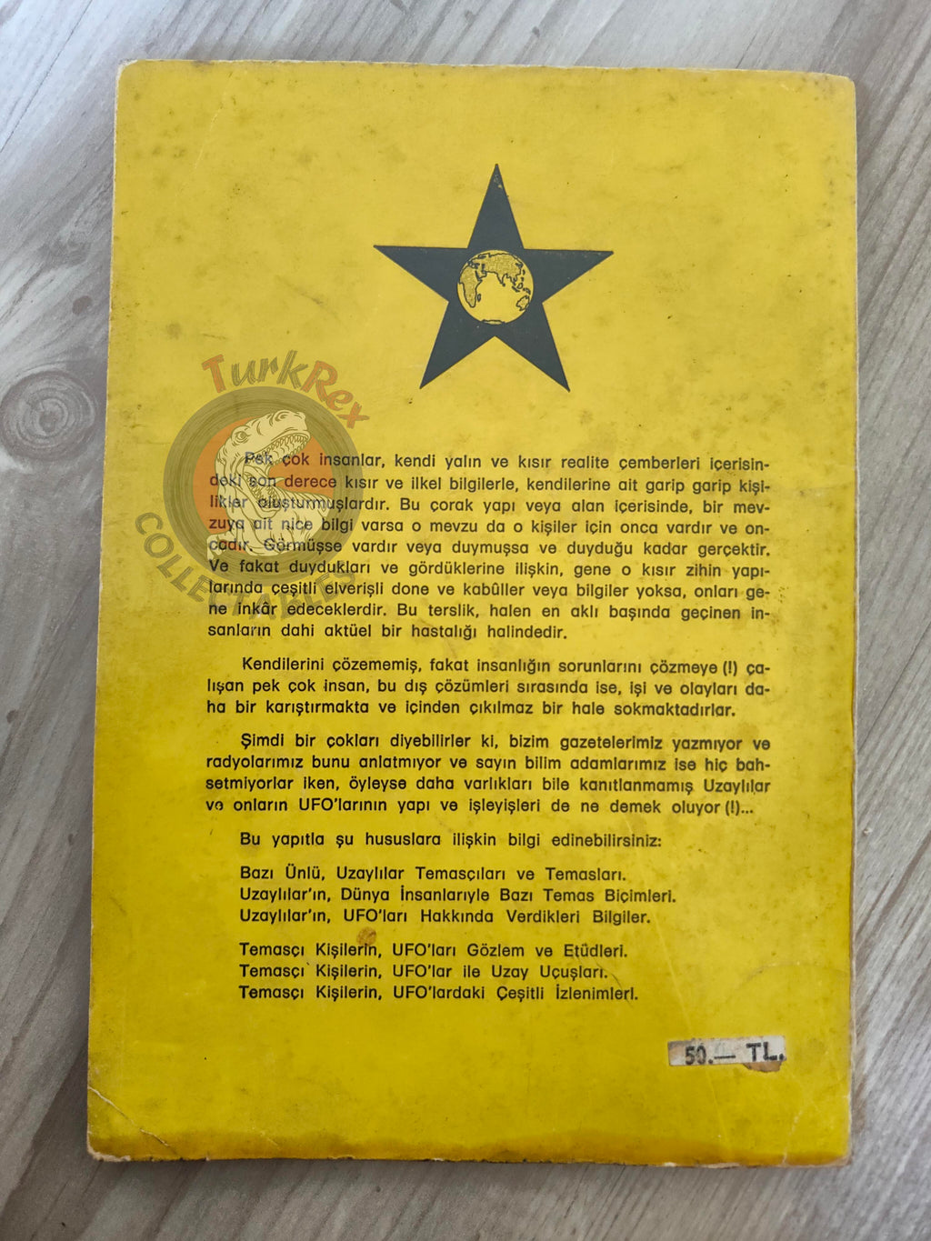 UFO General Structures 1978 Turkish Book Turkey Parapsychology