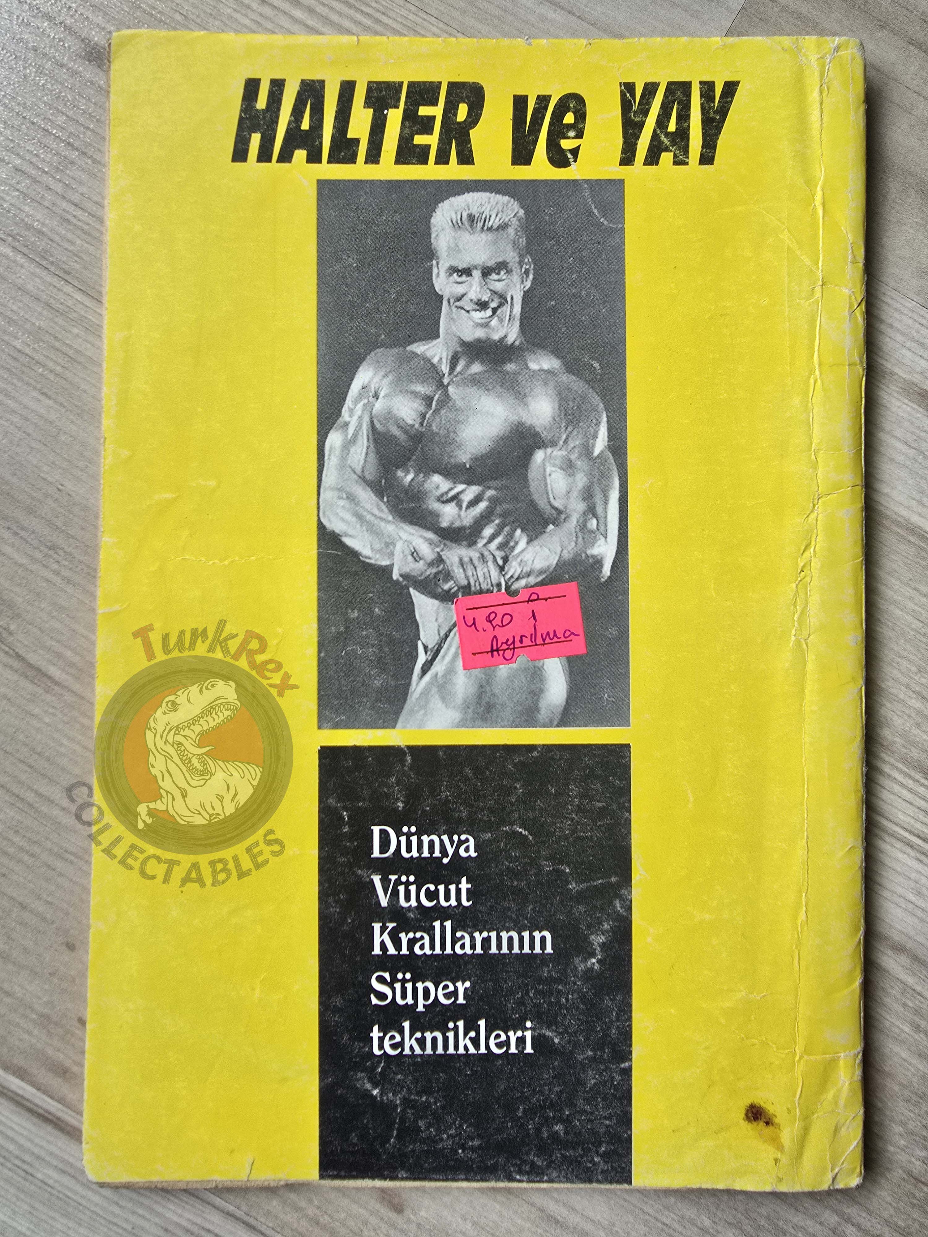 Bodybuilding Technics 1989 Turkish Book Turkey Lou Ferrigno Joe Bucci