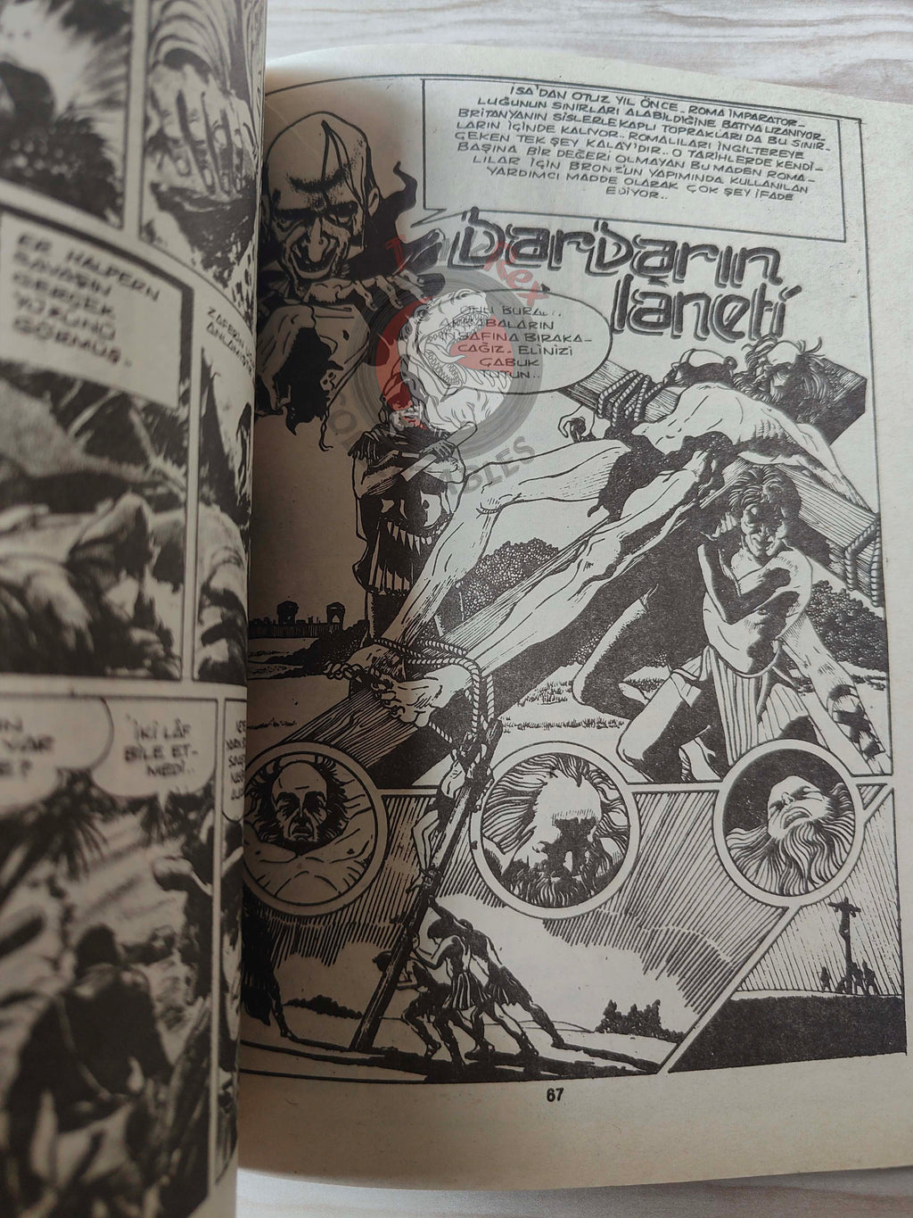Süper Korku #12 late 80s Turkish Comic Turkey Warren Blazing Combat Eerie Vampirella