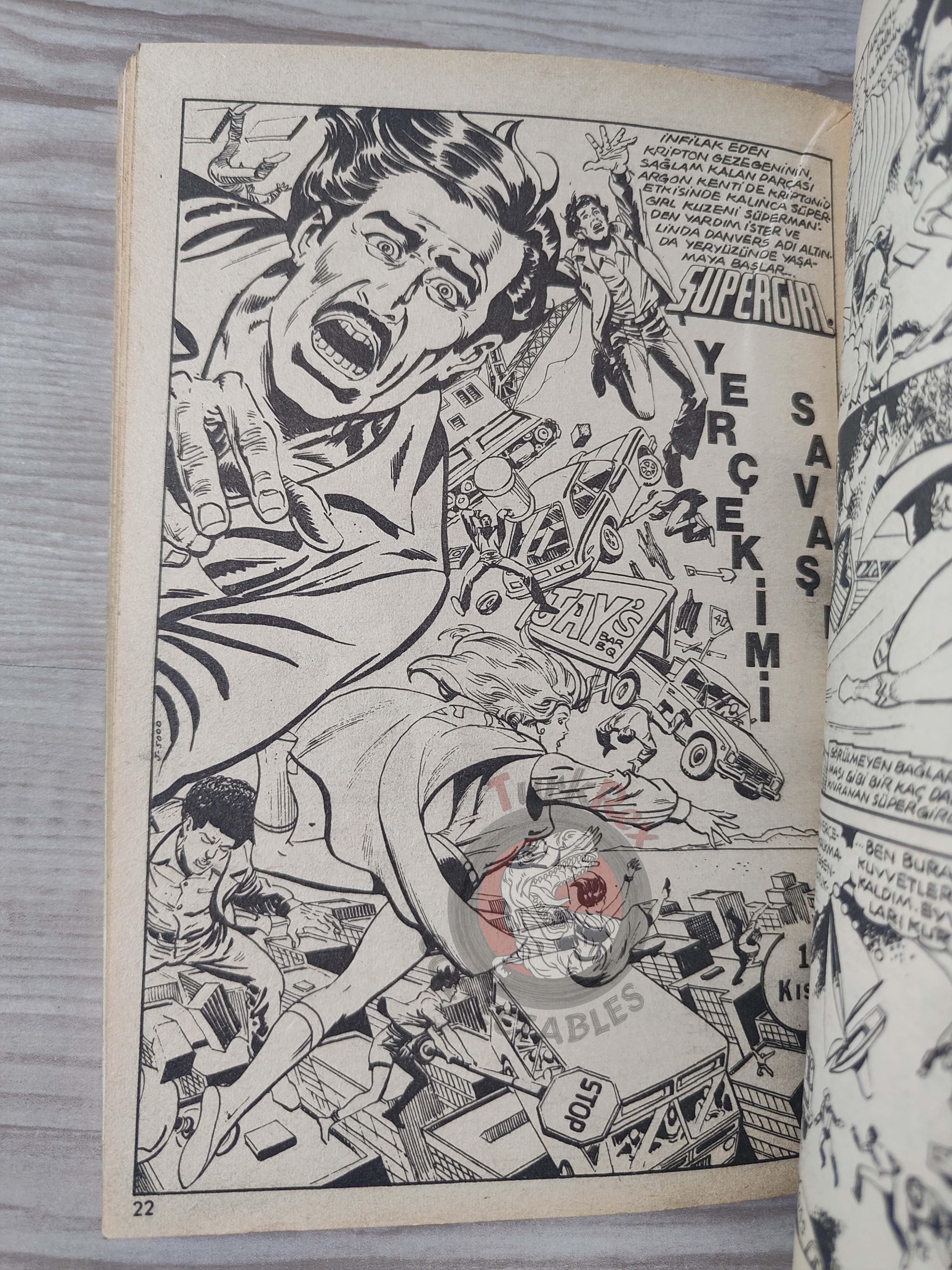 Superman Vol #3 1980s Turkish Comic Turkey #329 #331 #332 Superboy #232