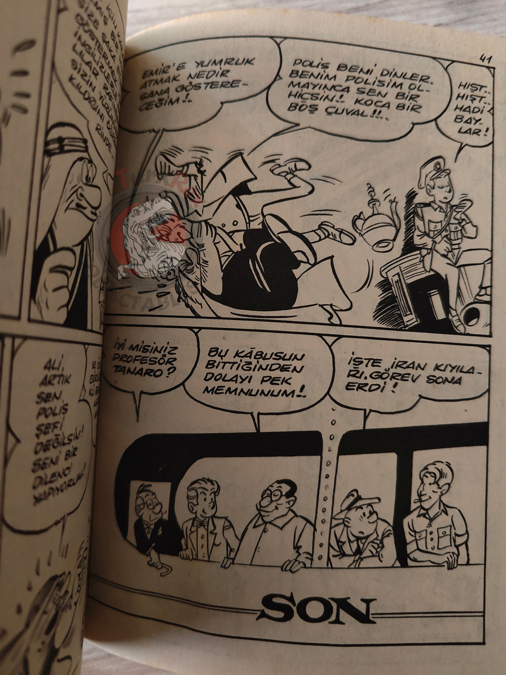 Lucky Luke #10 La Ville Fantôme 1972 Turkish Comic Turkey Gil Jourdan Gaston