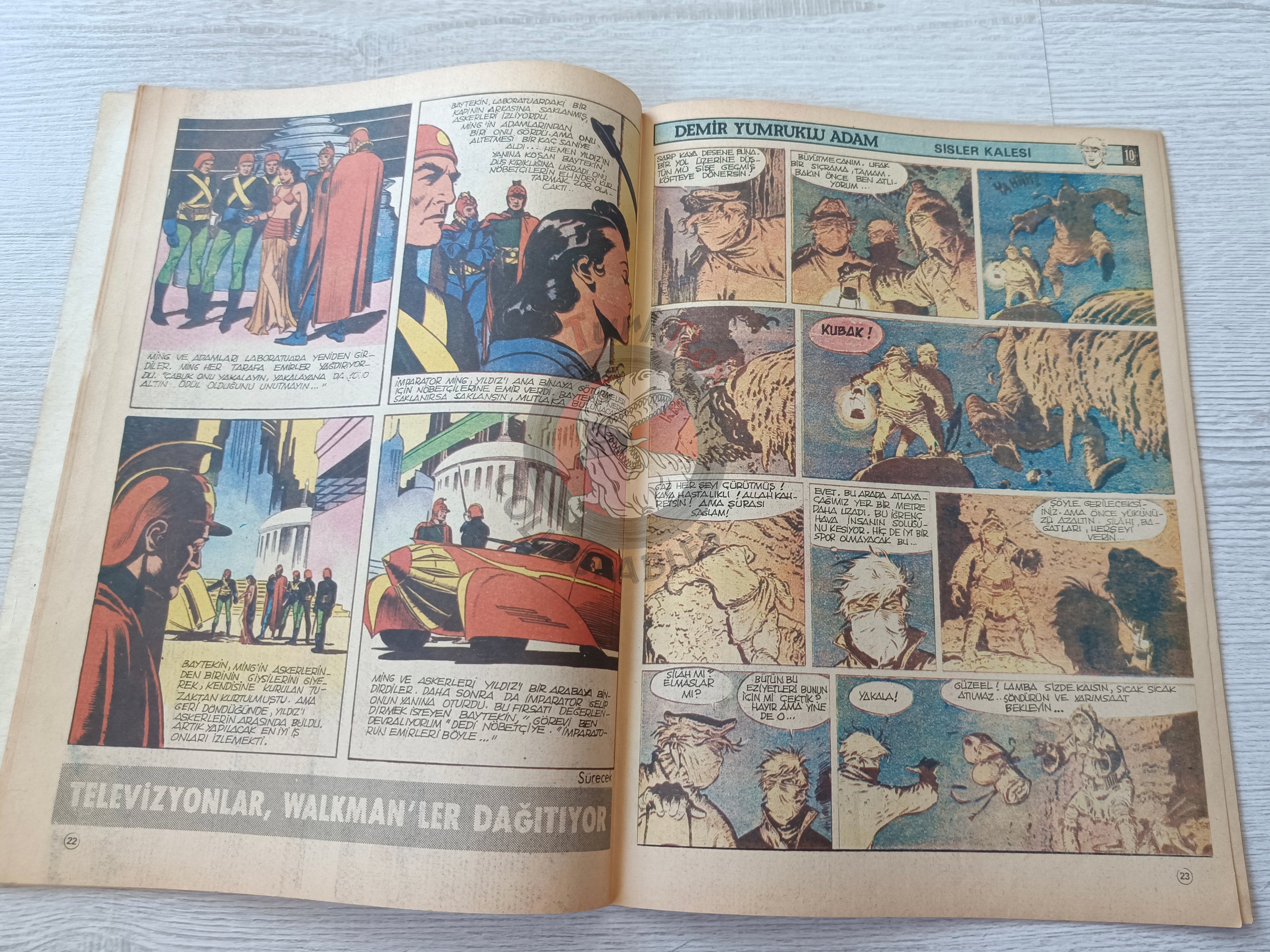 Tintin and the Mystery of the Golden Fleece 1983 Complete in Istanbul Turkish Edition Comic Turkey