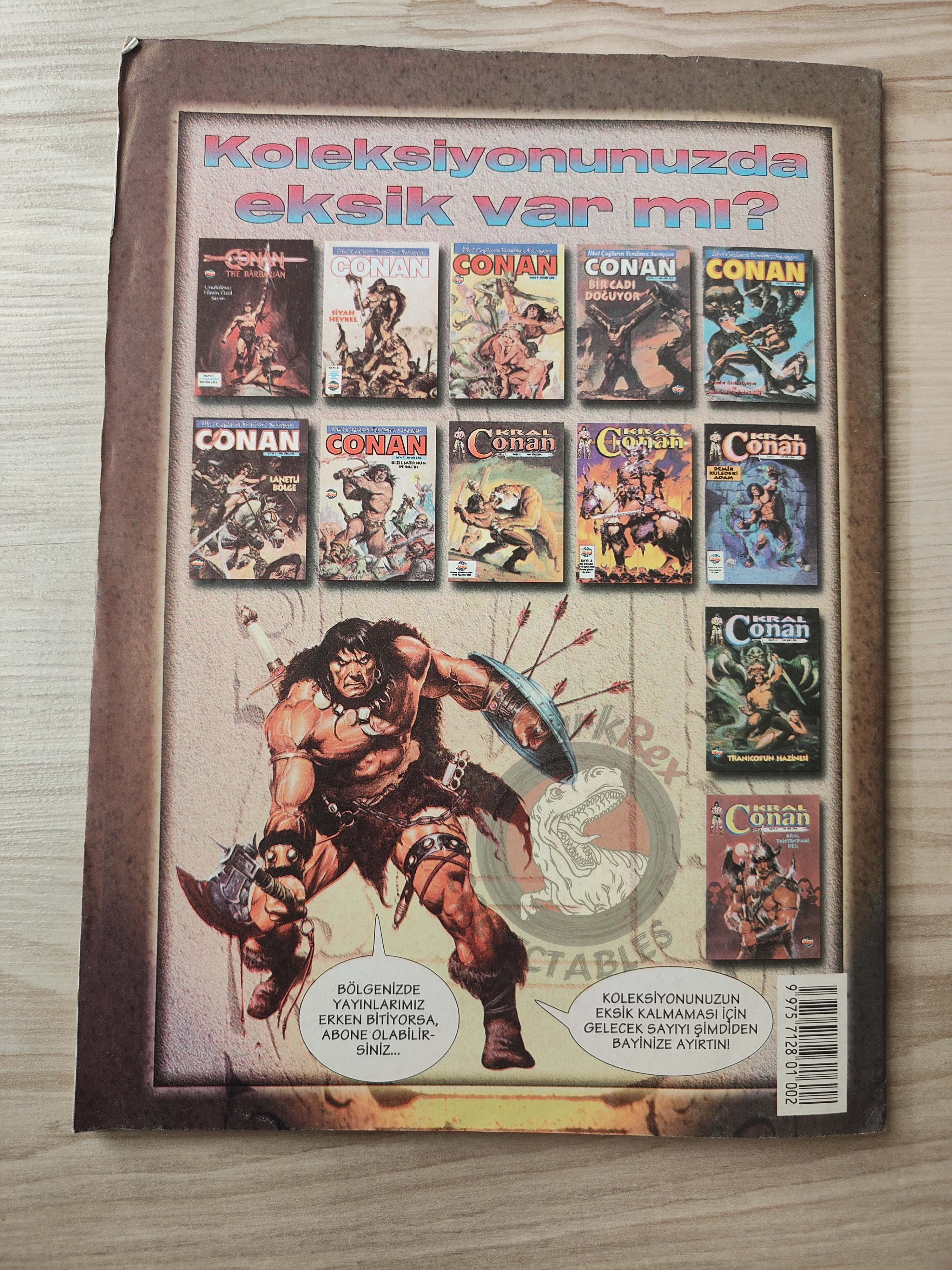 Conan #2 The Savage Sword of Conan #2 #3 Turkish Comic Turkey