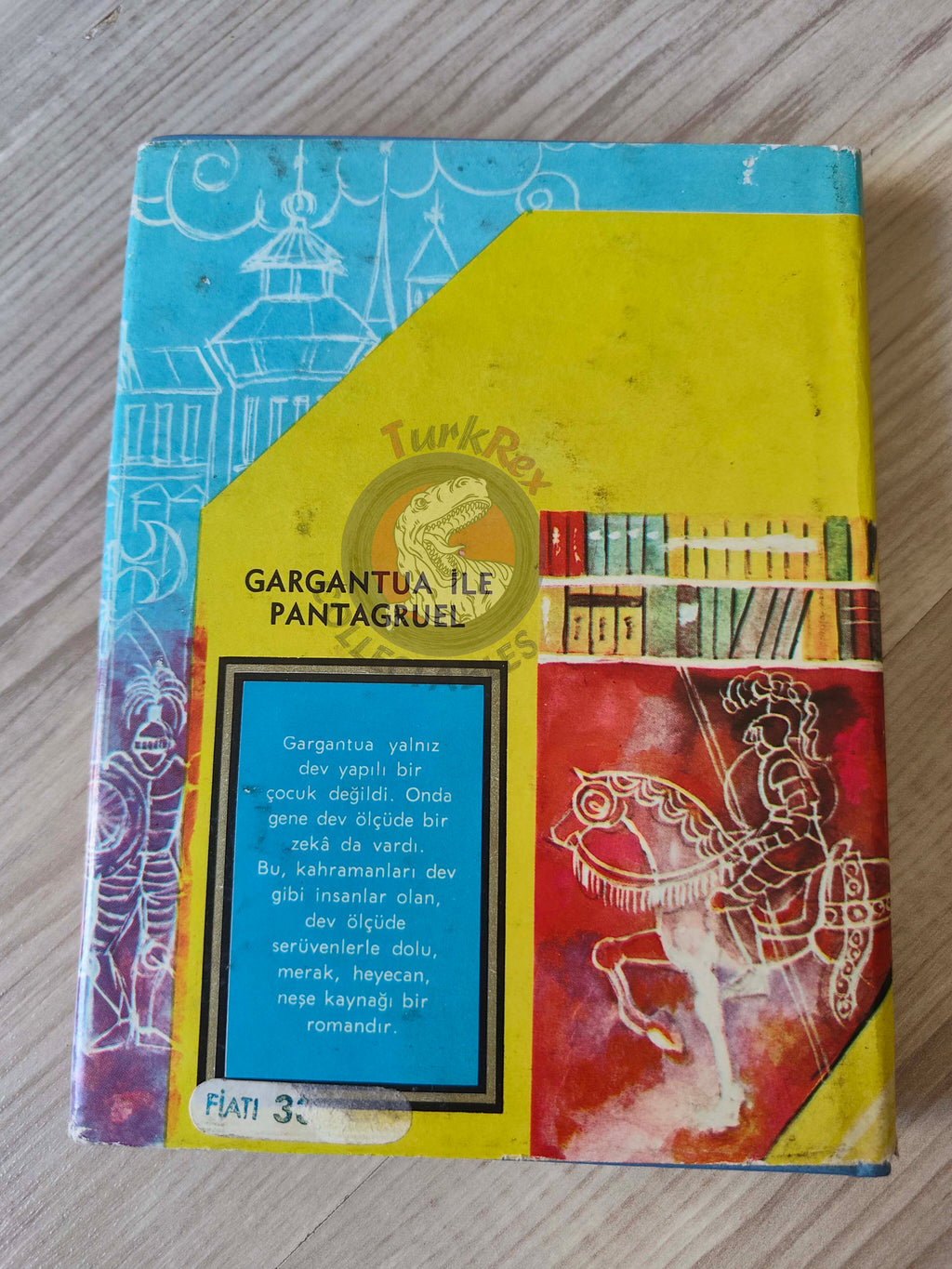 François Rabelais – Gargantua and Pantagruel 1974 HC/DJ Turkish Book Turkey Illustrated