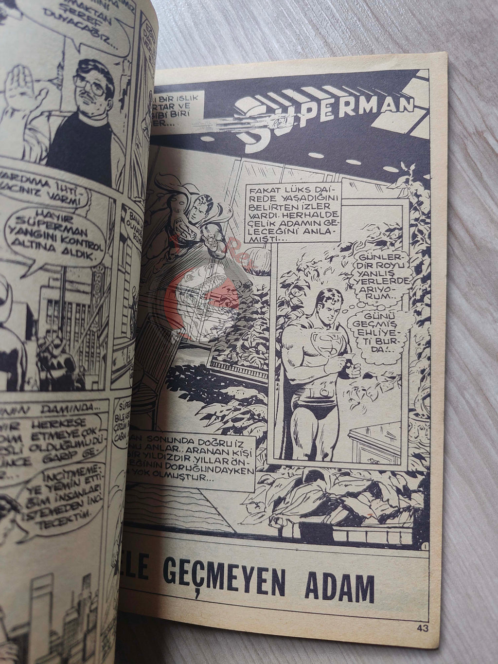 Superman Vol #18 1980s Turkish Comic Turkey #350 #351 #285 Action Comics #510 #512