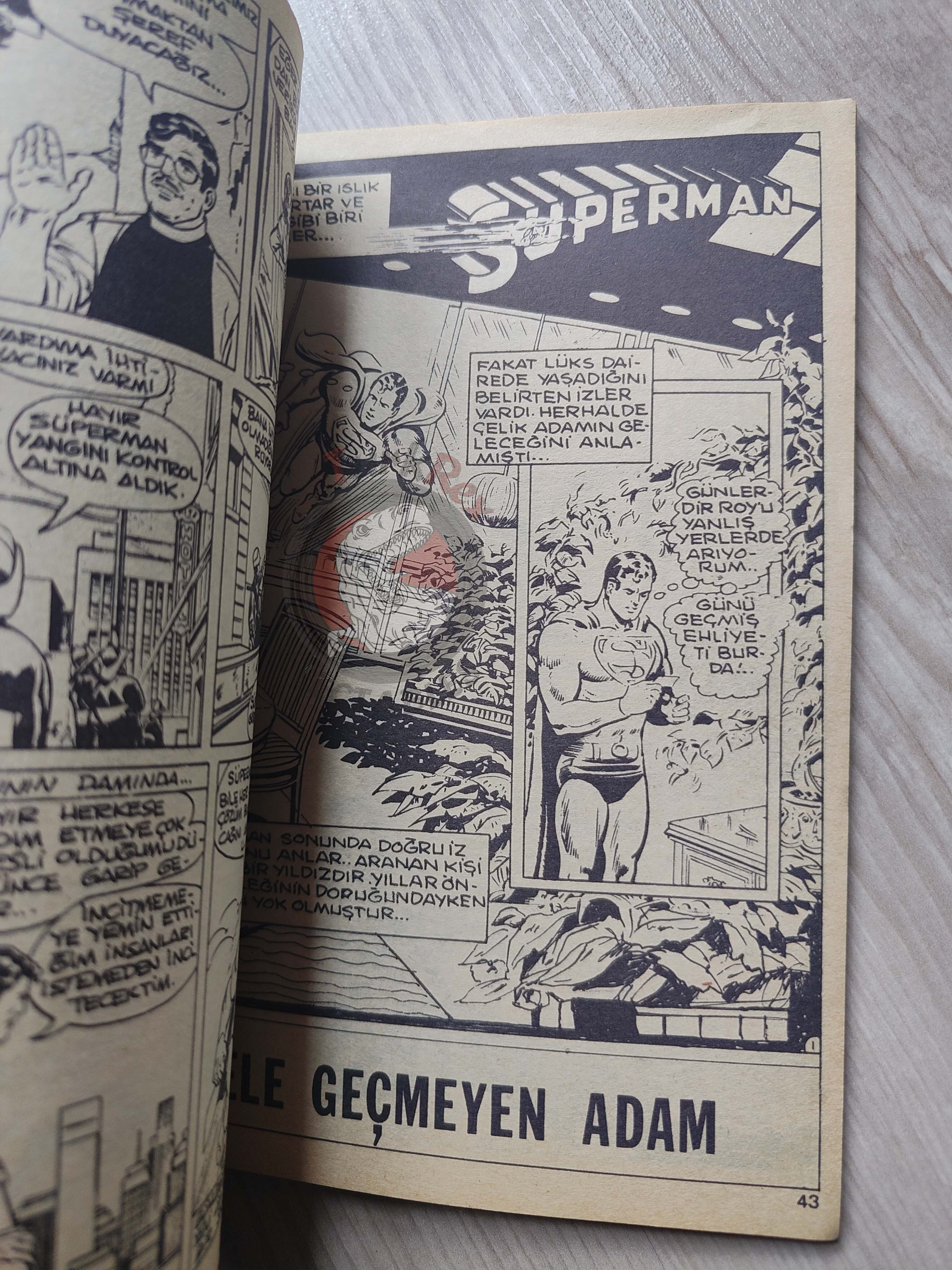 Superman Vol #18 1980s Turkish Comic Turkey #350 #351 #285 Action Comics #510 #512