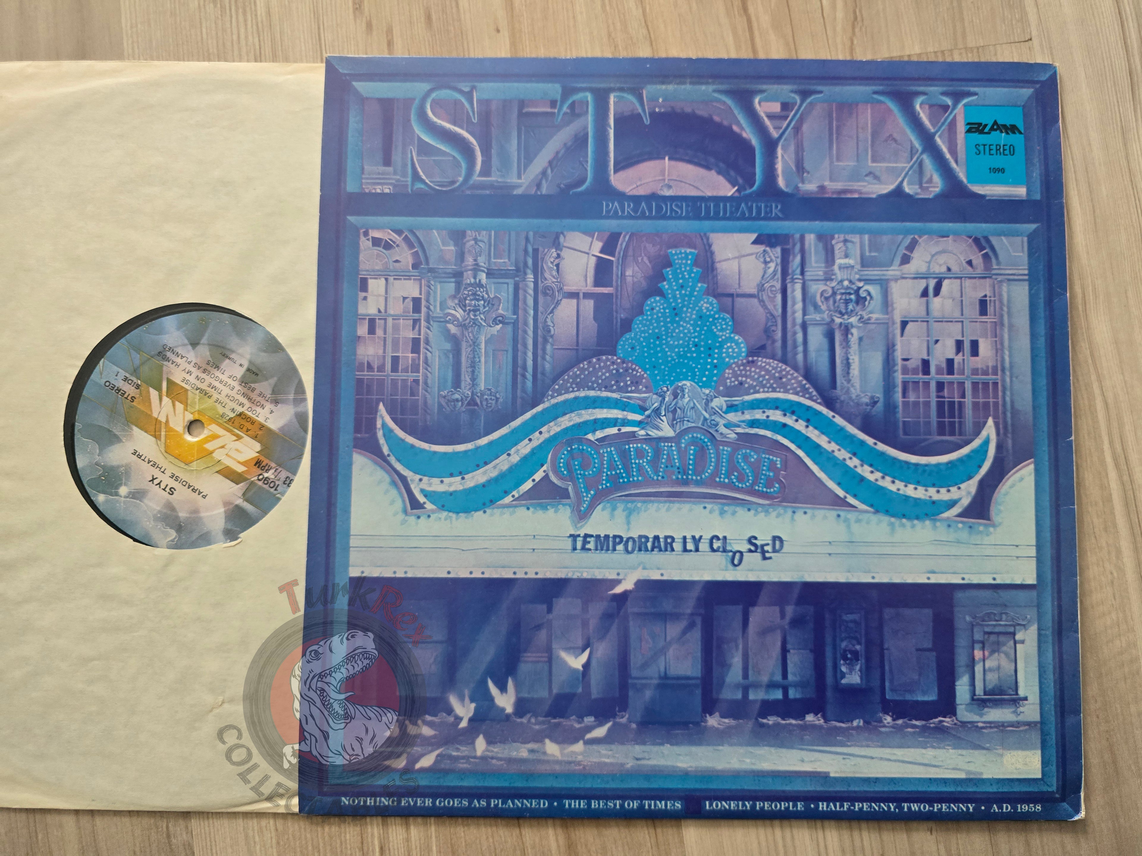 Styx – Paradise Theatre Turkish Pressing Vinyl Turkey Edition 1