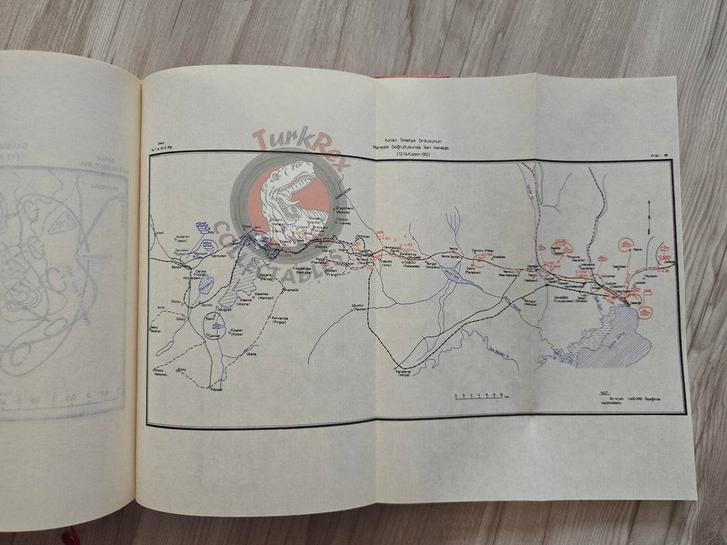 Balkan War Western Army Greek Front 1981 Turkish Book Military Ottoman Empire Maps