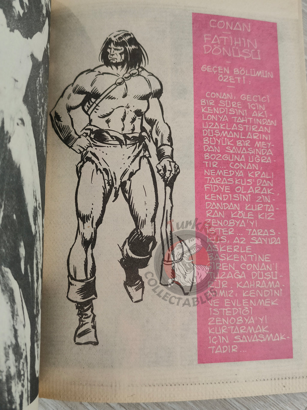 Conan Renkli #6 Turkish Comic Turkey The Savage Sword of #19 CTB #120 Movie