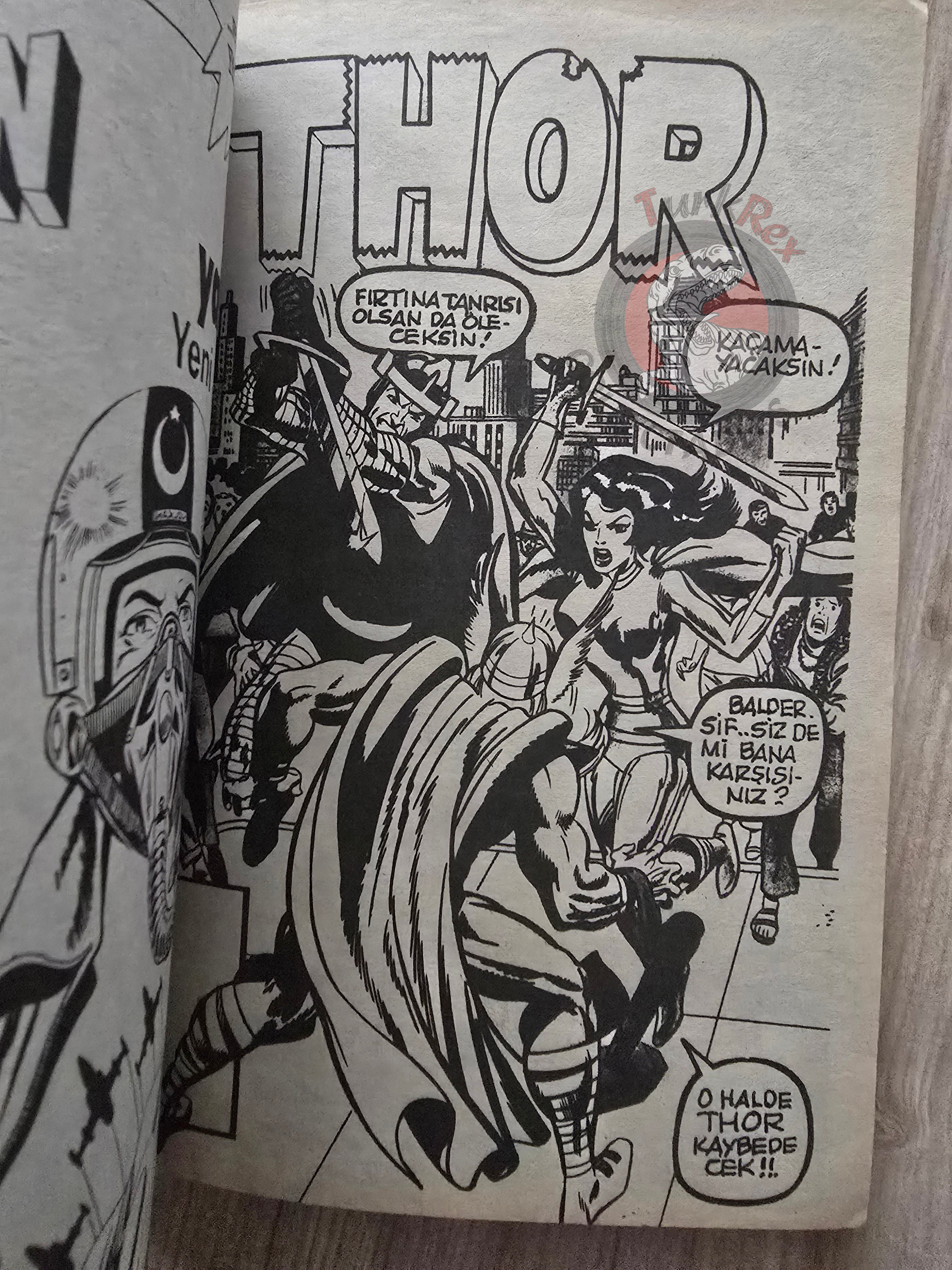 Thor Vol #3 1987 Turkish Comic Turkey The Mighty Thor #197–204 cover #195