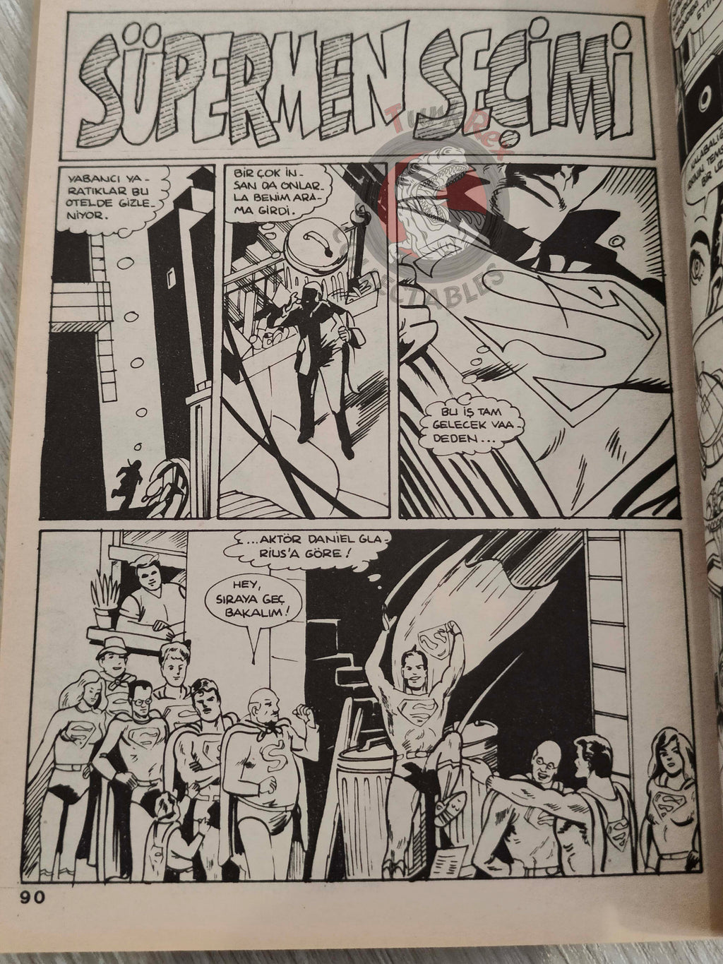 Superman Vol #25 1991 Turkish Comic Turkey #409 #411 Batman Adventures of #471