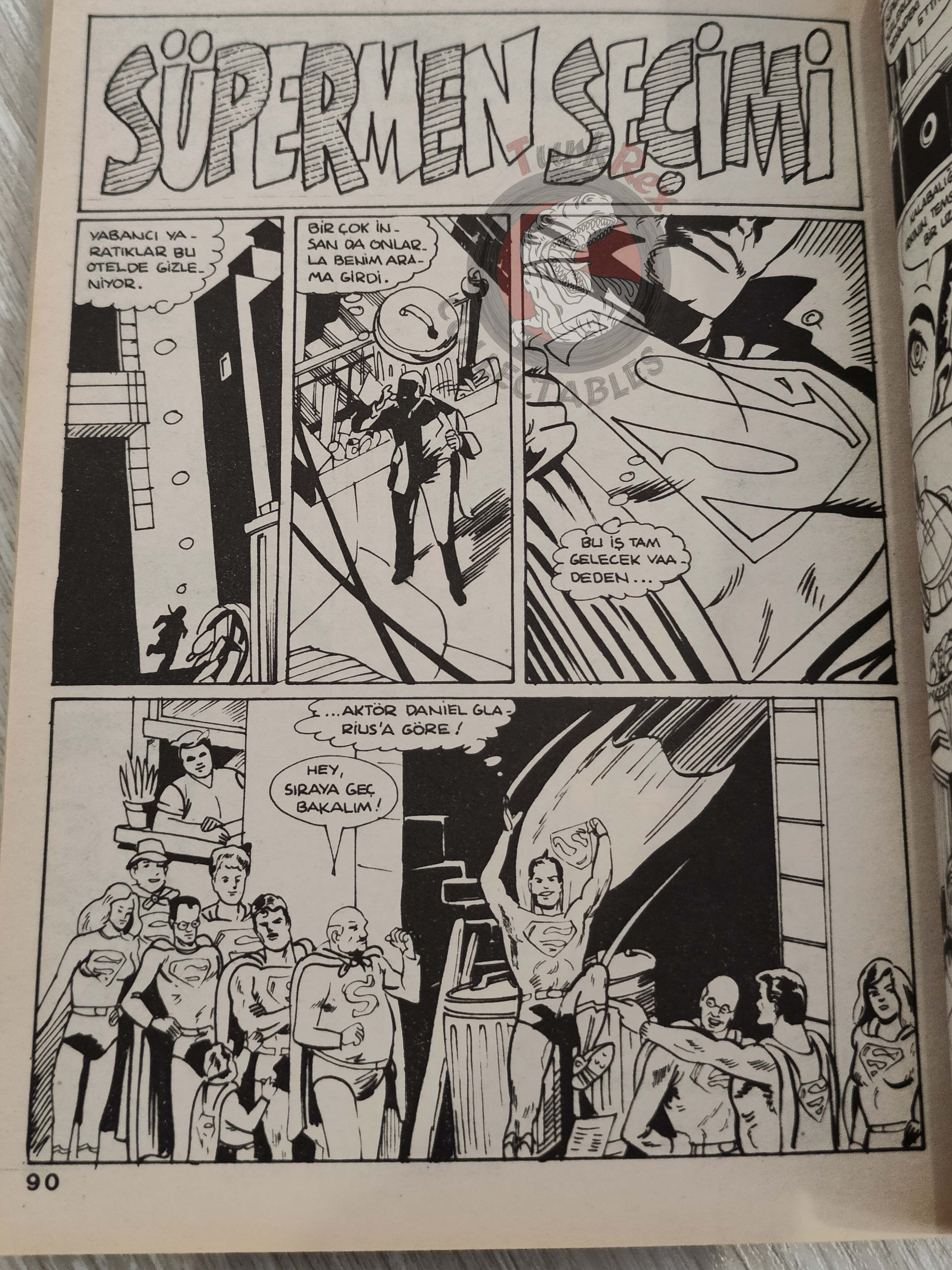 Superman Vol #25 1991 Turkish Comic Turkey #409 #411 Batman Adventures of #471