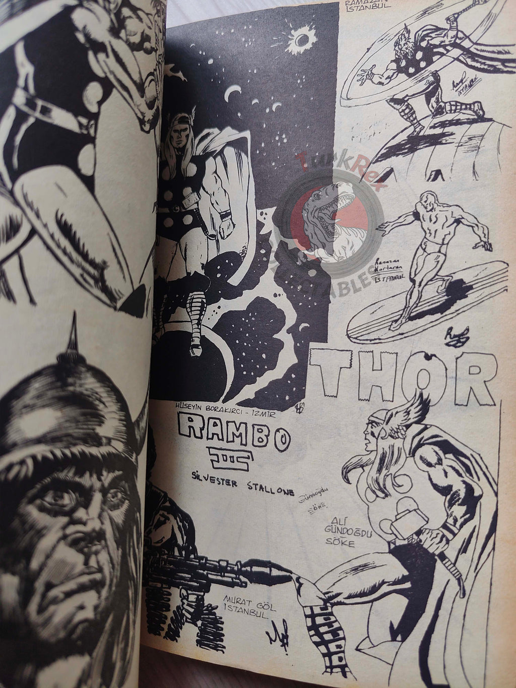 Thor #6 1986 Turkish Comic Turkey The Mighty Thor #201–204 cover #203