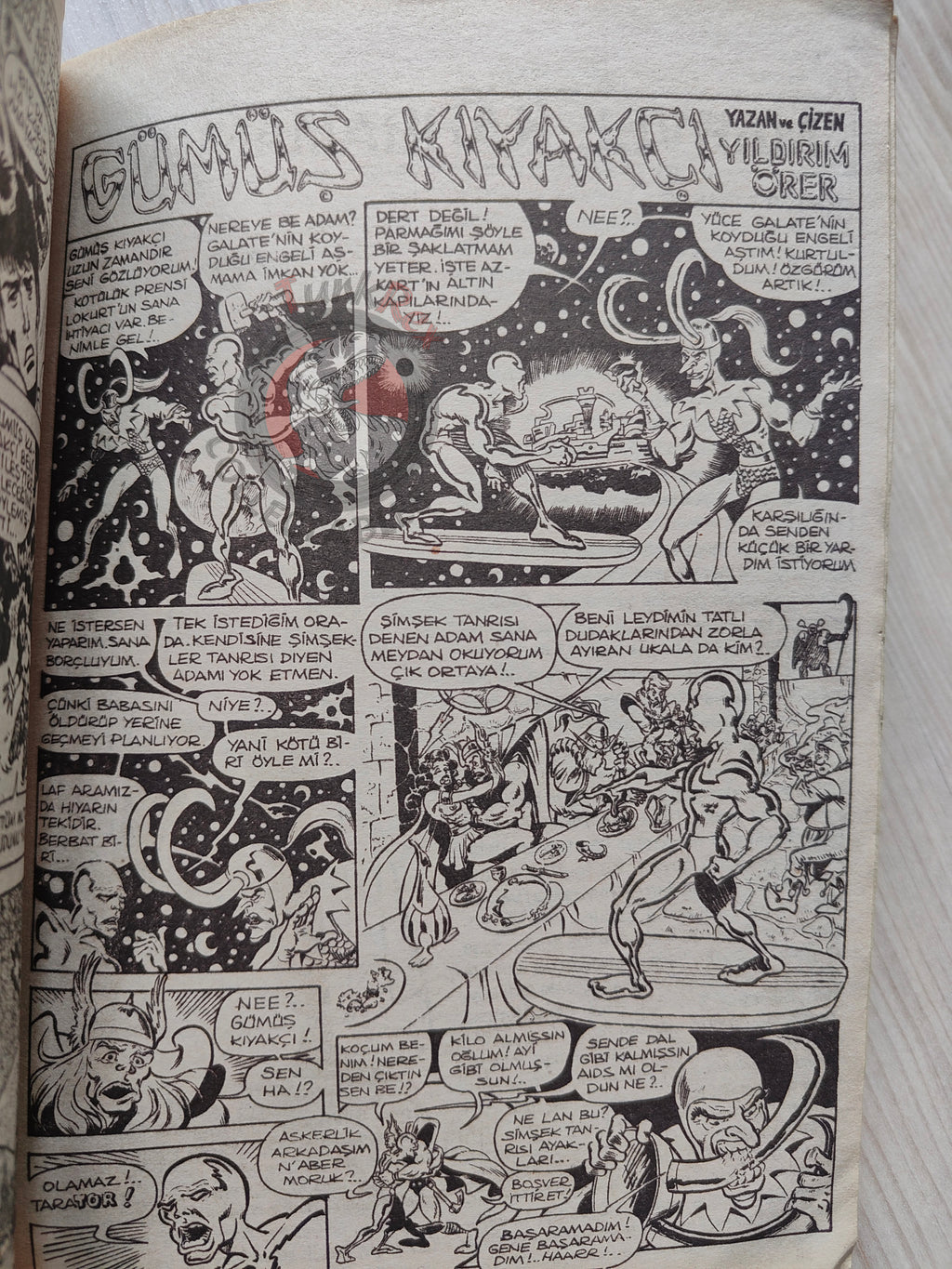 Silver Surfer Vol #5 1989 Turkish Comic Turkey Fantastic Four #155 #156 #157 Hulk #250