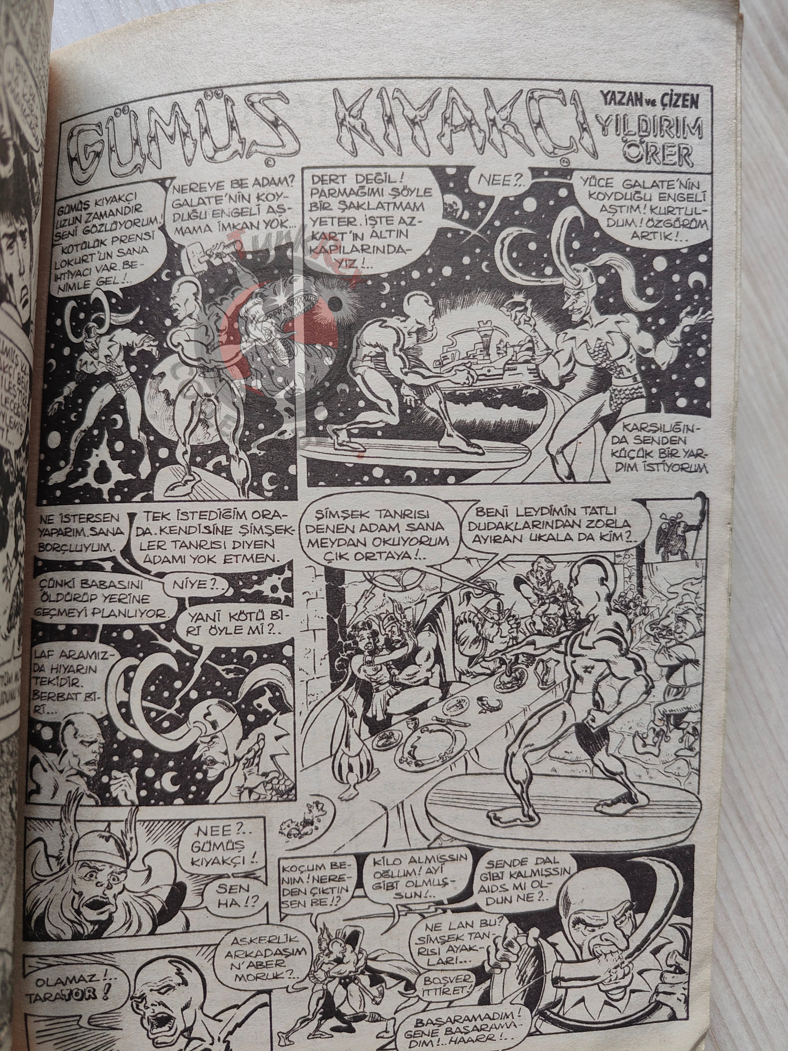 Silver Surfer Vol #5 1989 Turkish Comic Turkey Fantastic Four #155 #156 #157 Hulk #250