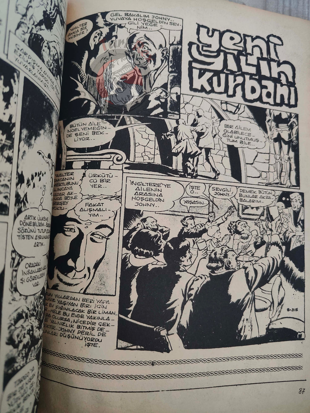 Korku January 1973 Turkish Comic Turkey Vampirella #19 Warren Creepy Eerie