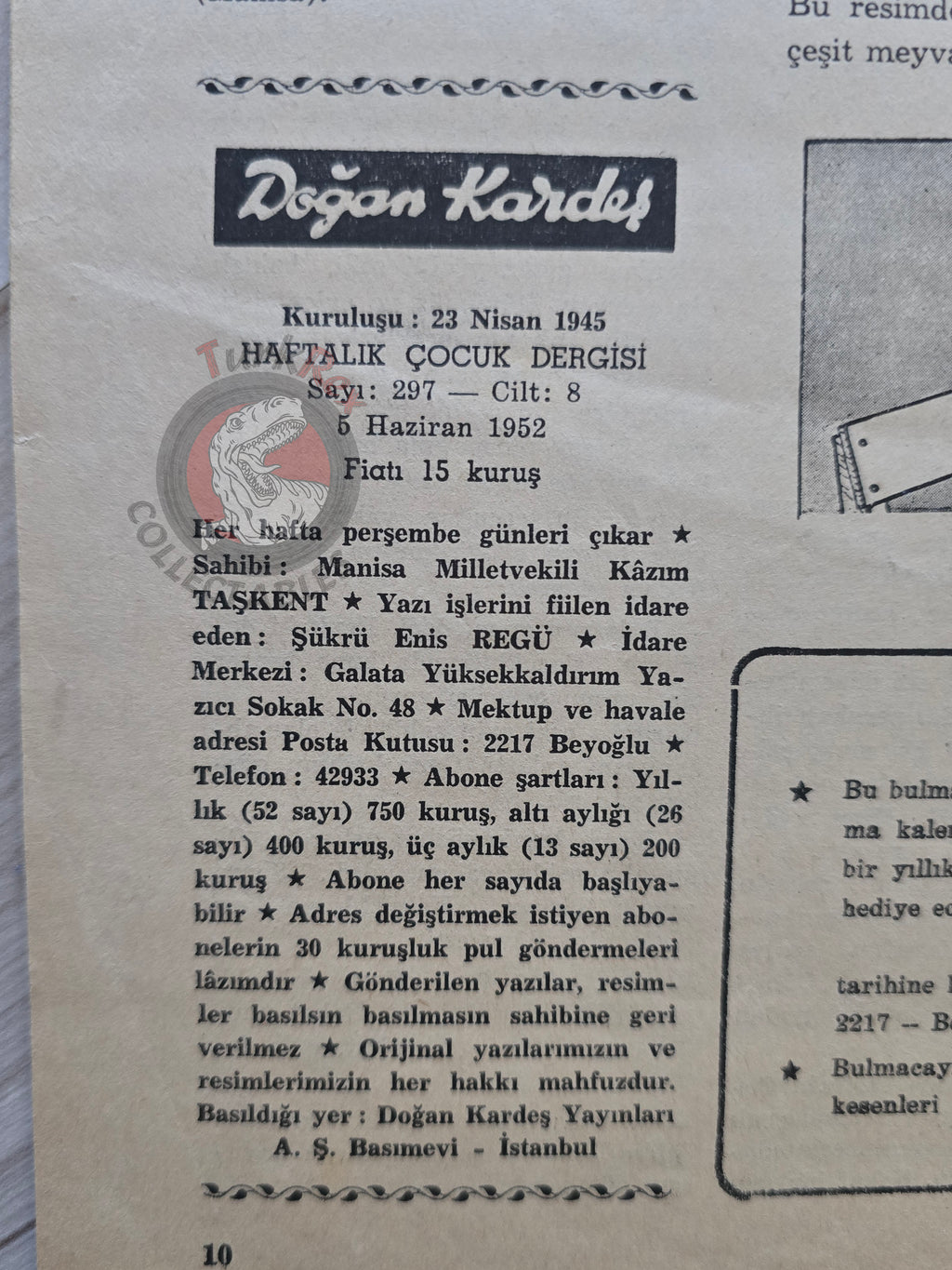 Tintin in Congo 1951 - 1952 Complete 26 Issue Set Turkish Edition Comic Turkey