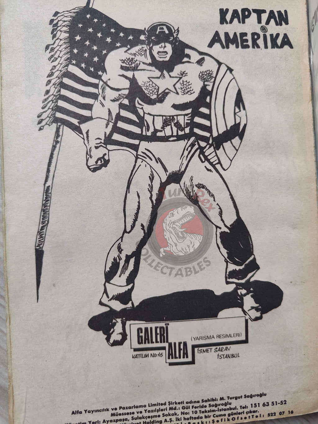 Captain America – Volume 3 1989 Turkish Comic Turkey Thor